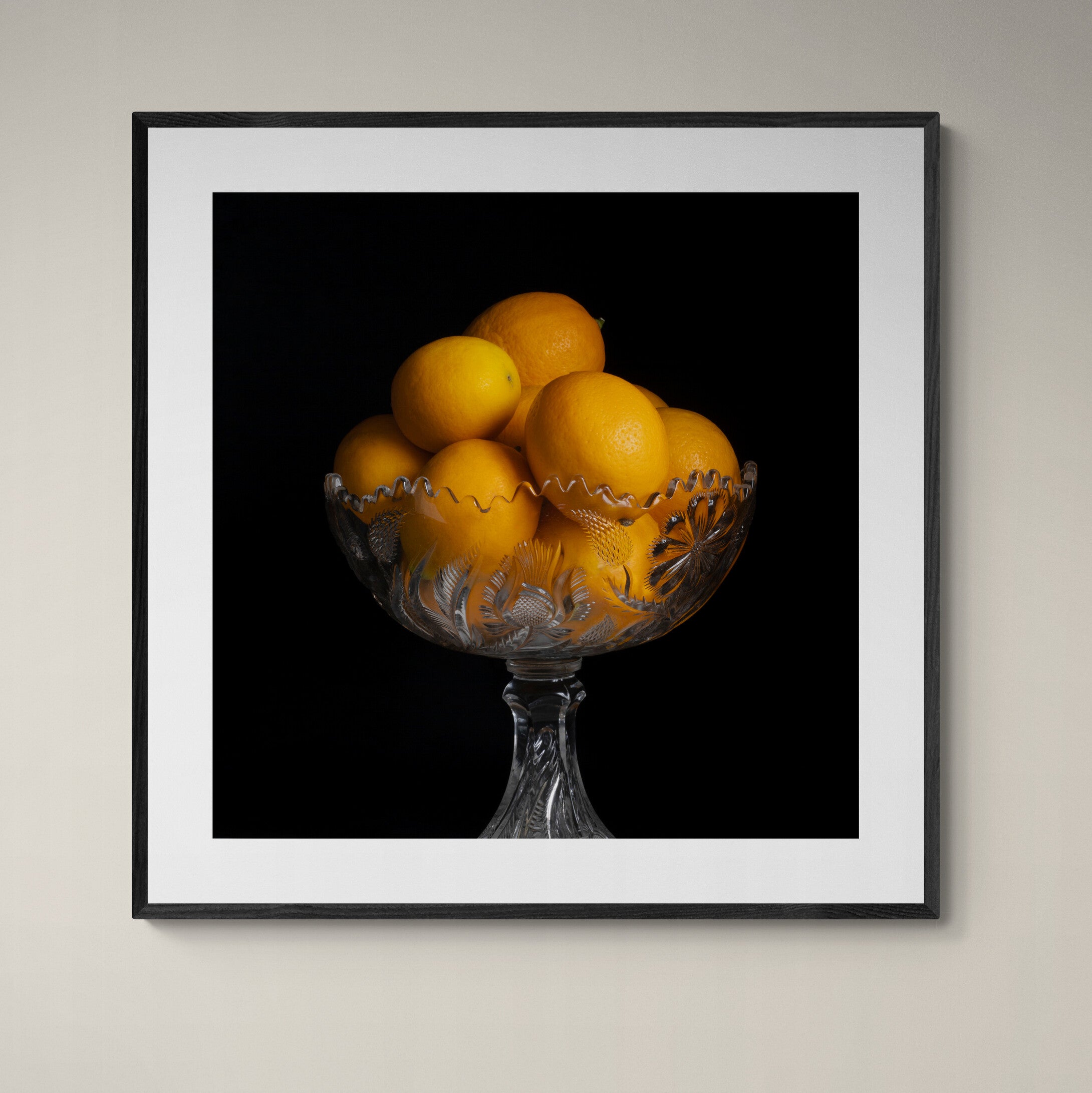 9 Lemons in a Bowl | Square Open Edition Print