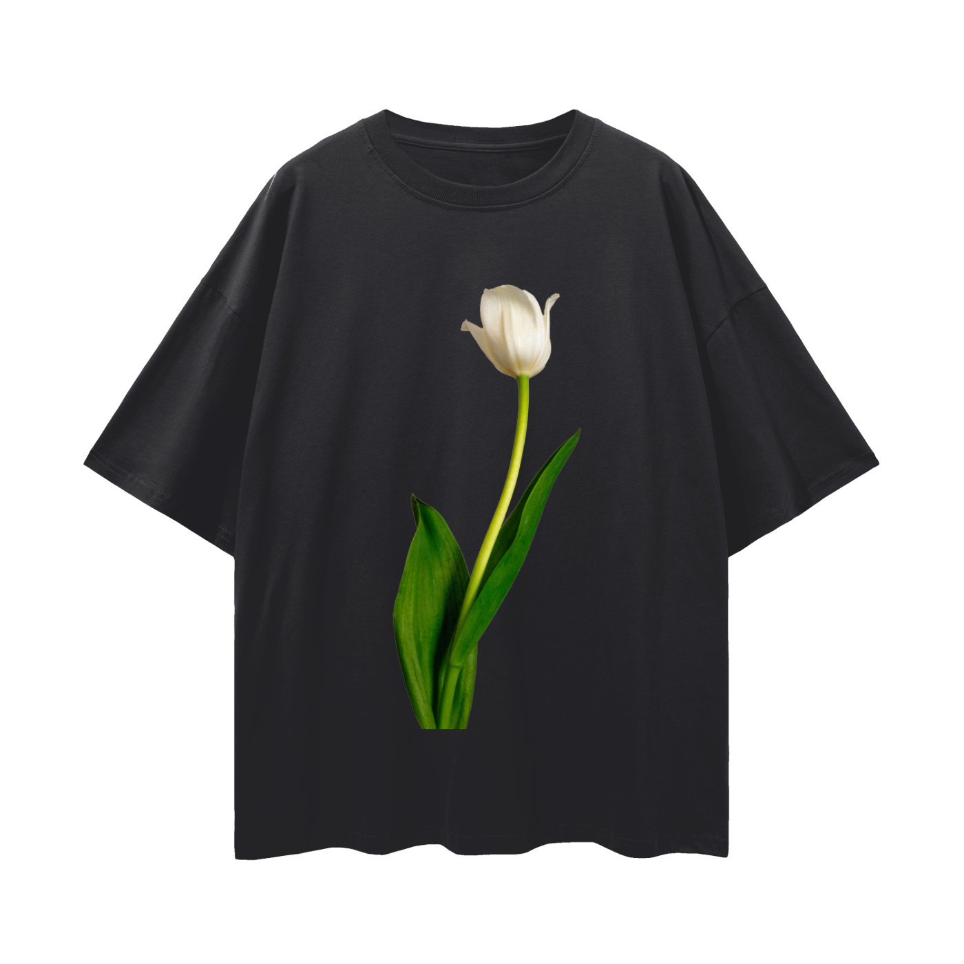 Tulip Leaf Tee (Relaxed to Oversized)