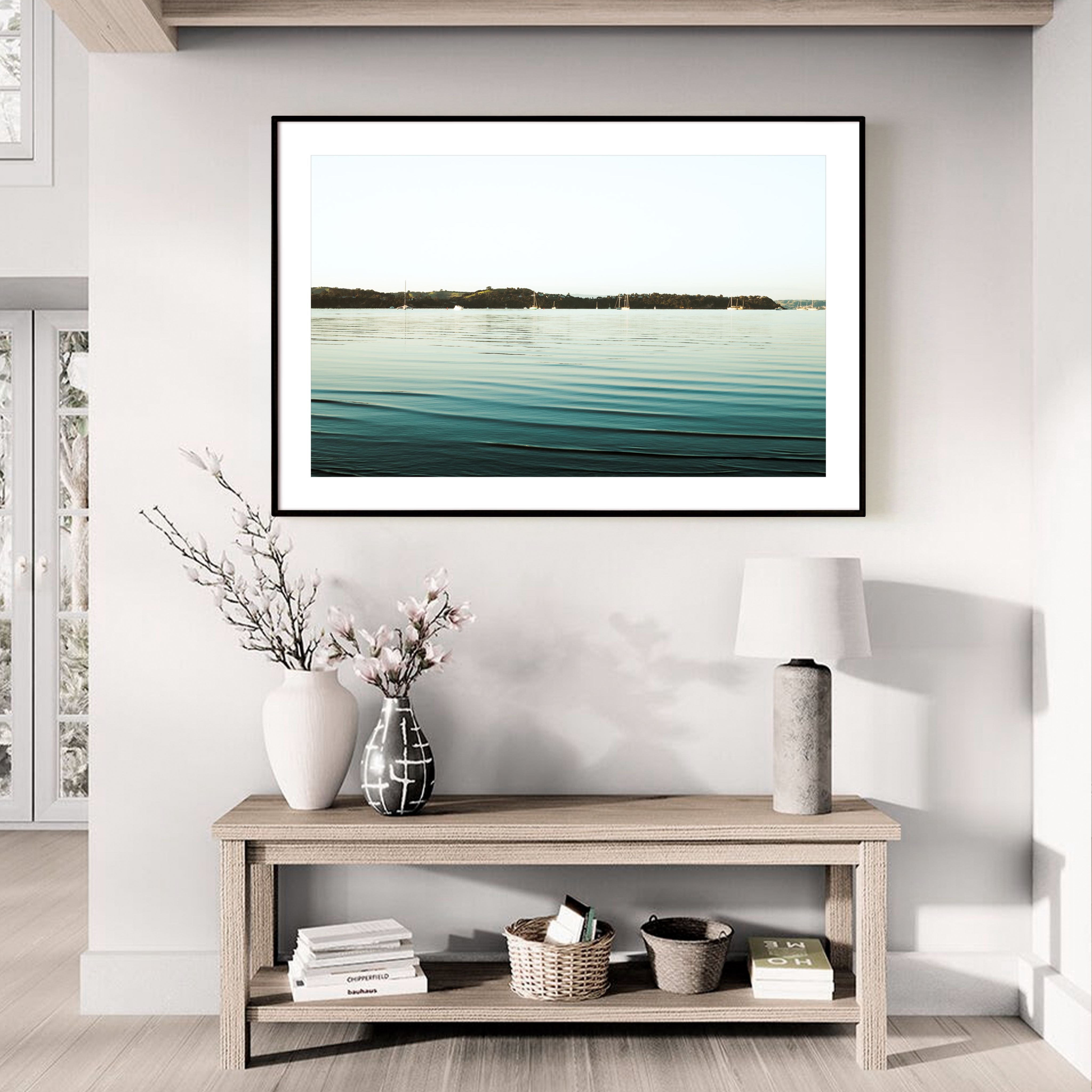 Waiheke Blackpool Beach Print by NZ artist Kirsten Clark