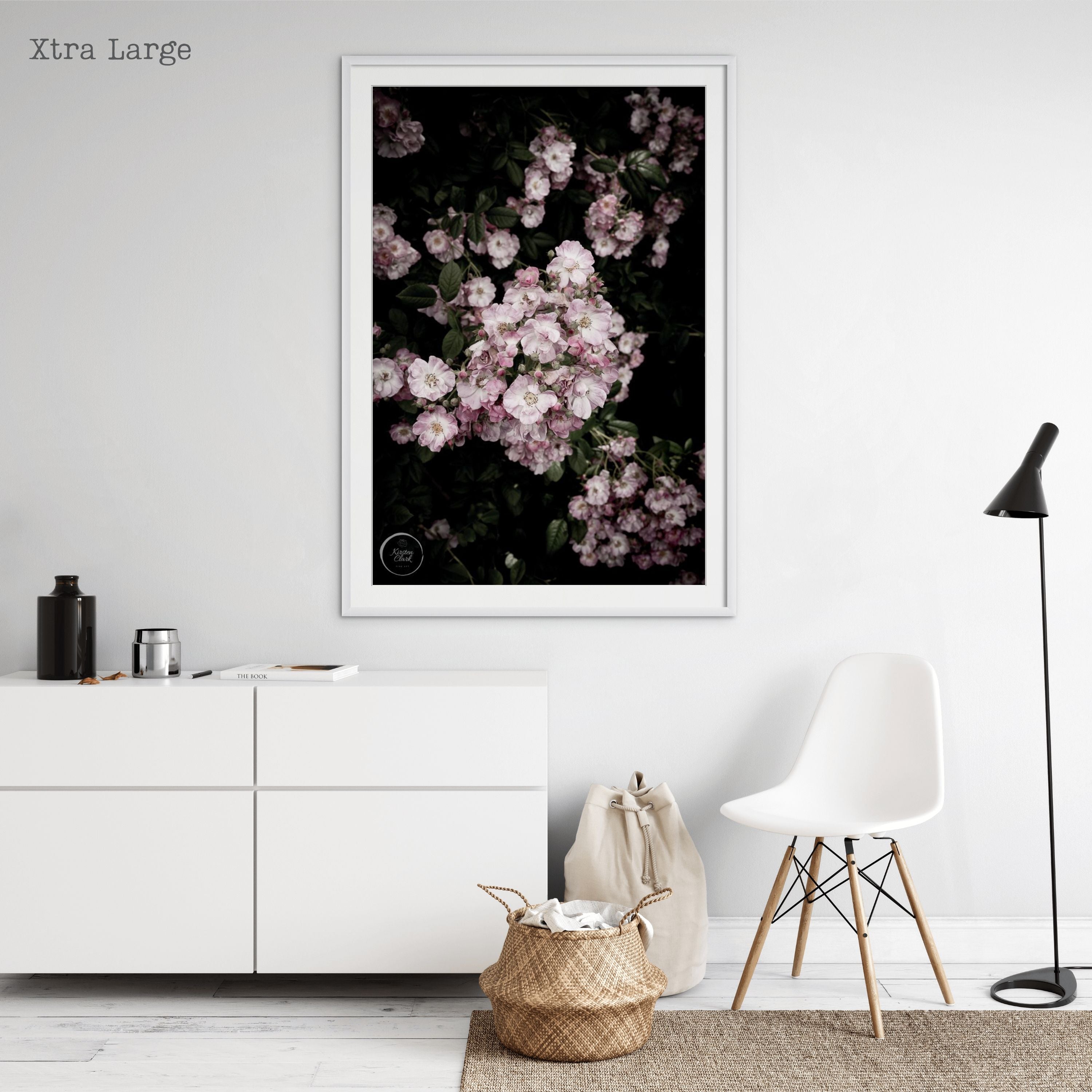 Cottage Garden Roses Print XL by Kirsten Clark