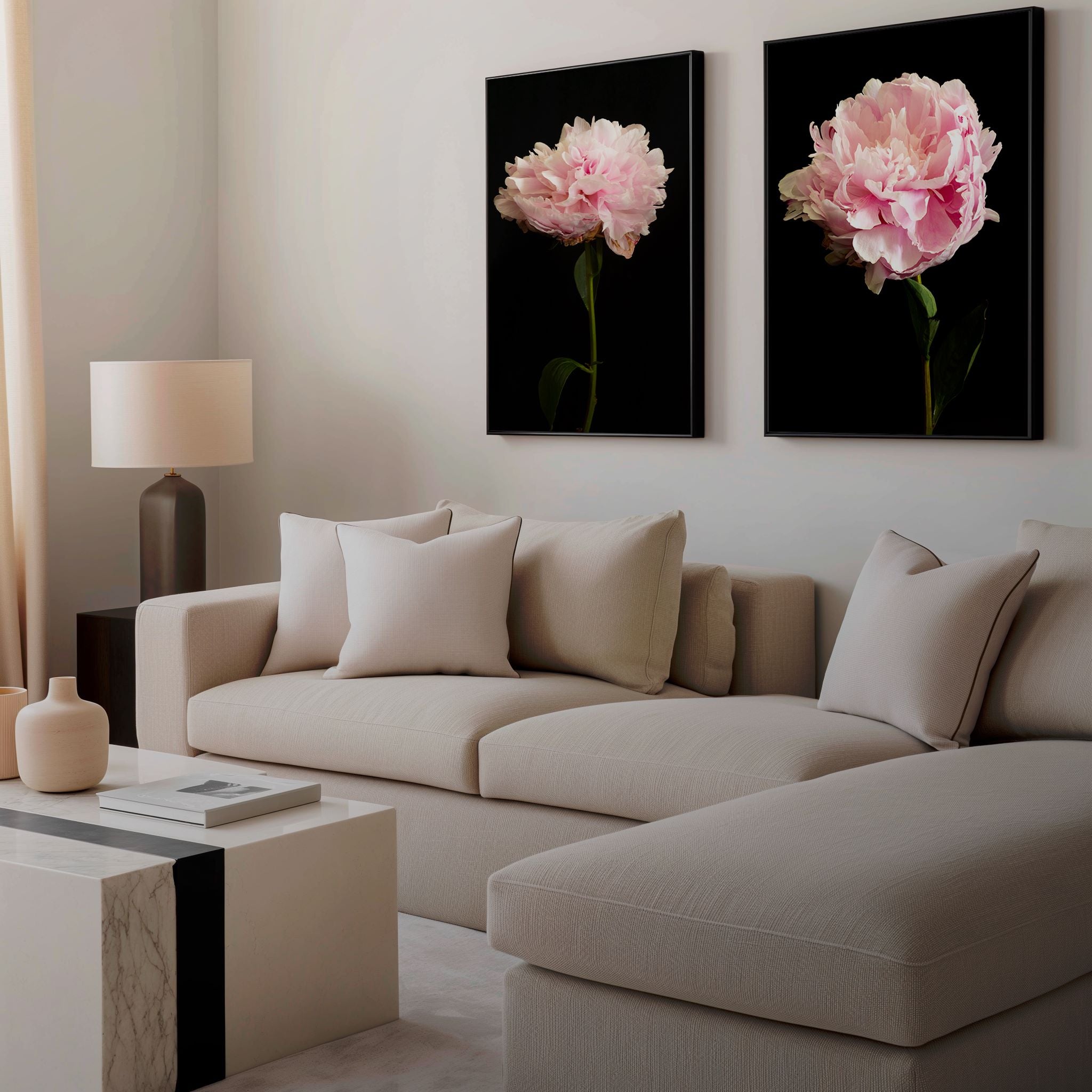 Pink Peony Art - Limited Edition Print by Kirsten Clark Art