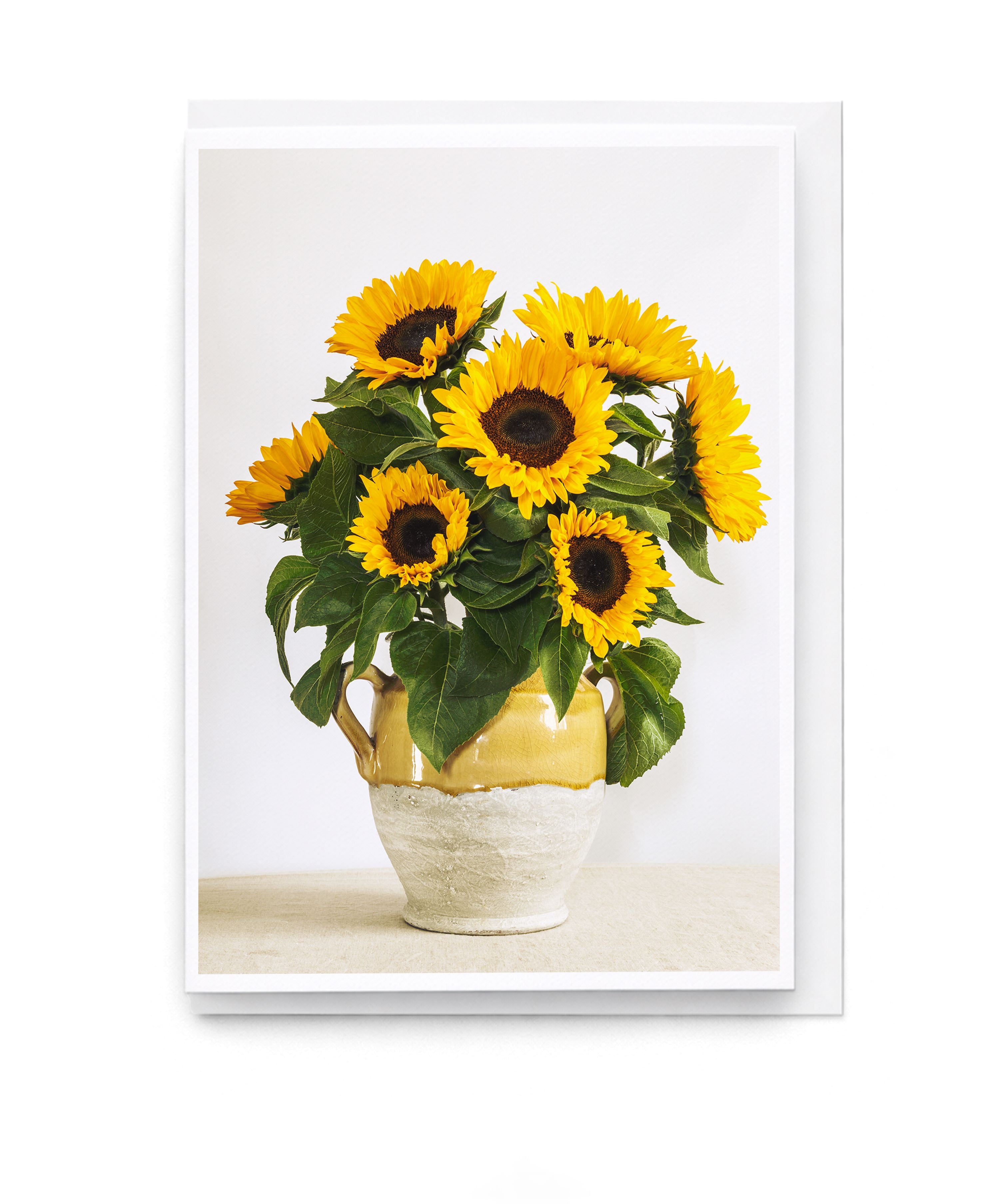 Sunflowers Greeting Card A6 Blank Inside