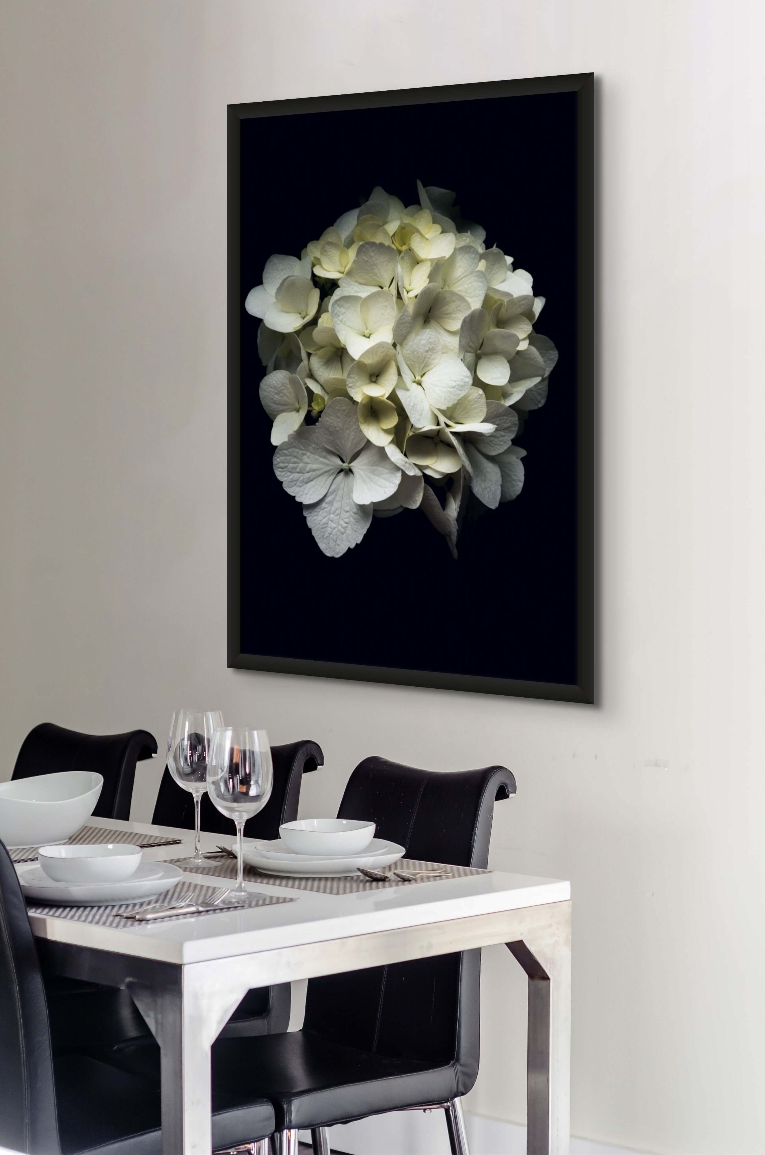 Hydrangea Portrait (Framed) - SOLD