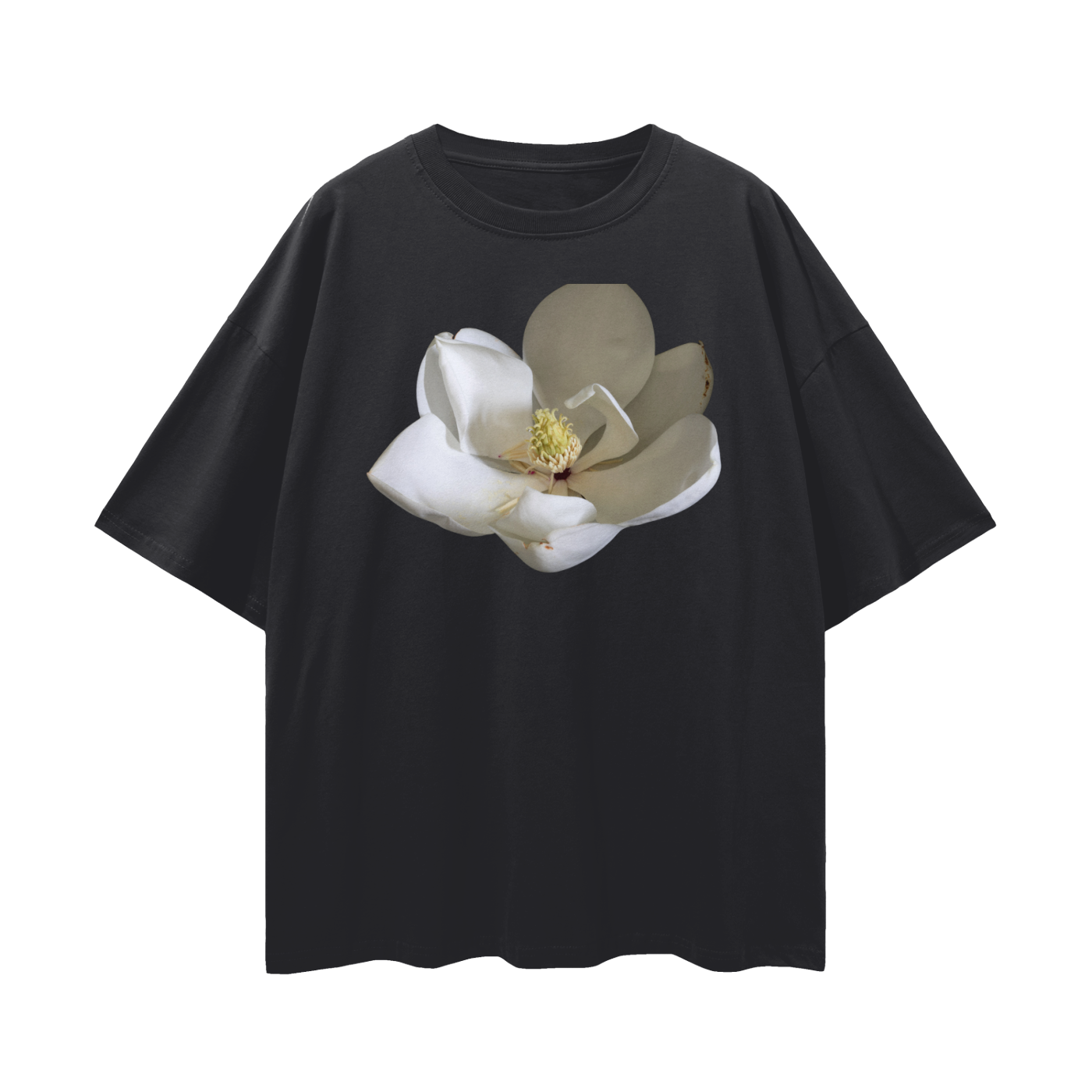 Magnolia Tee Black