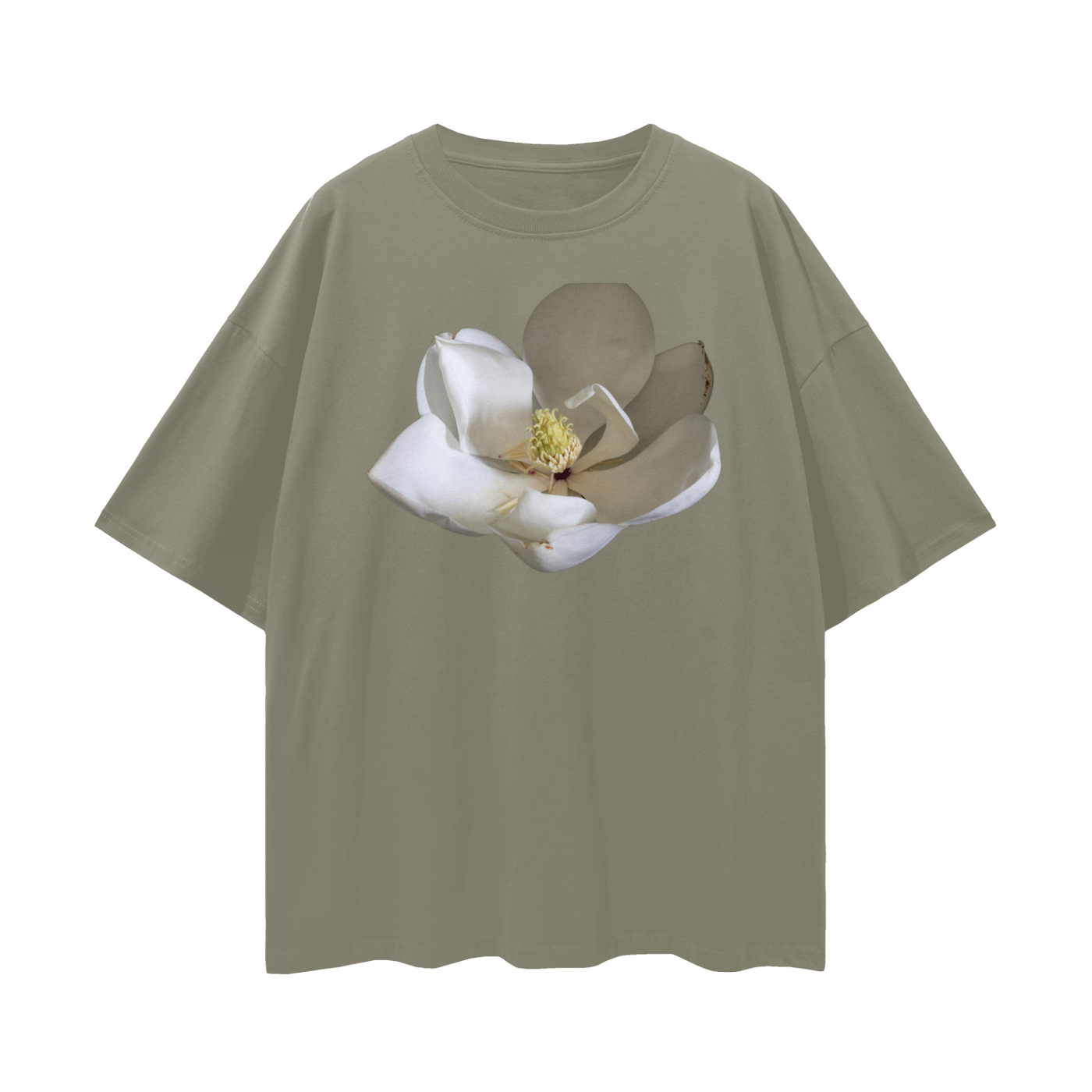 Magnolia Tee GreyGreen