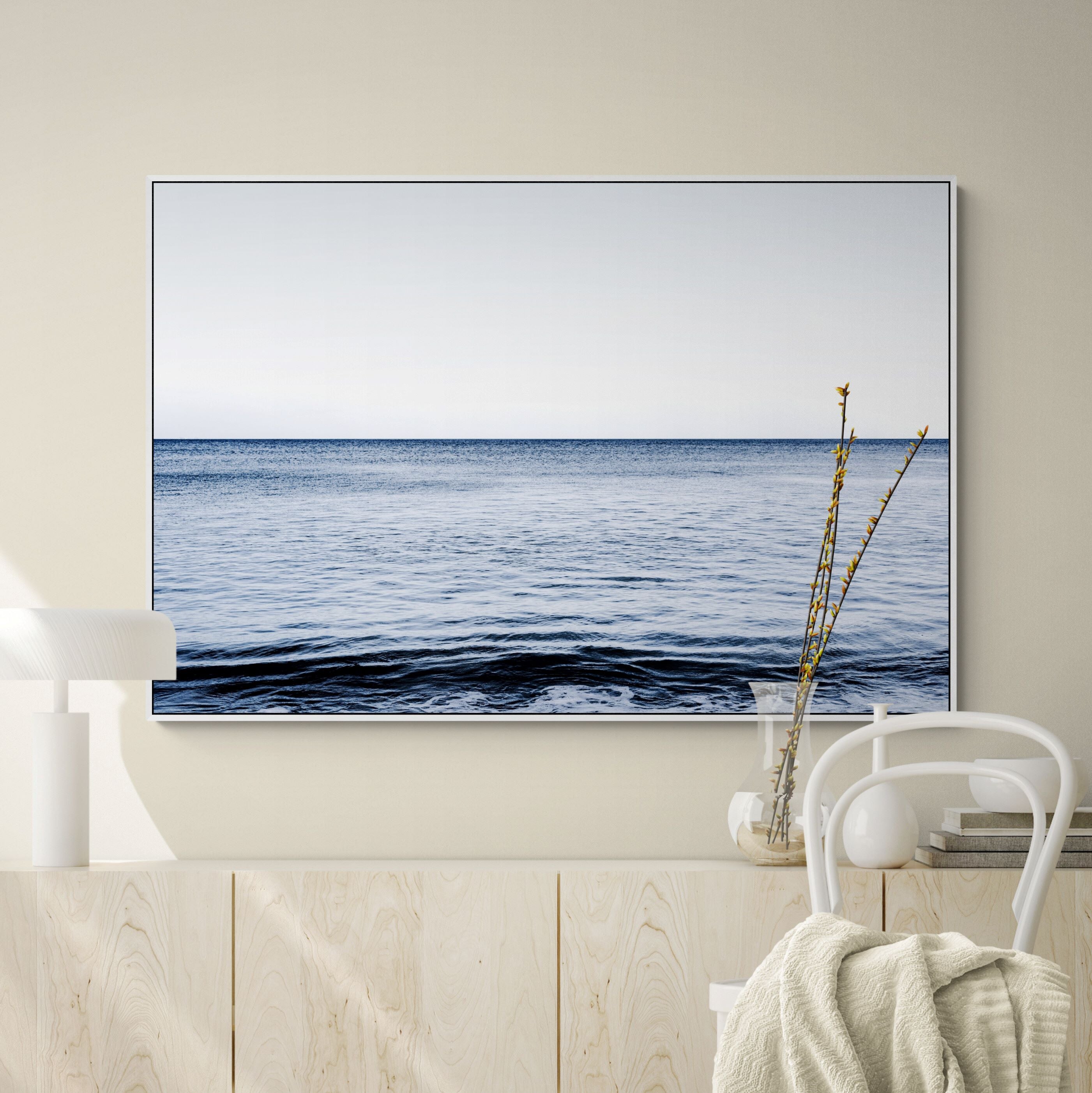 New Horizons Meditative Waters | Canvas Print