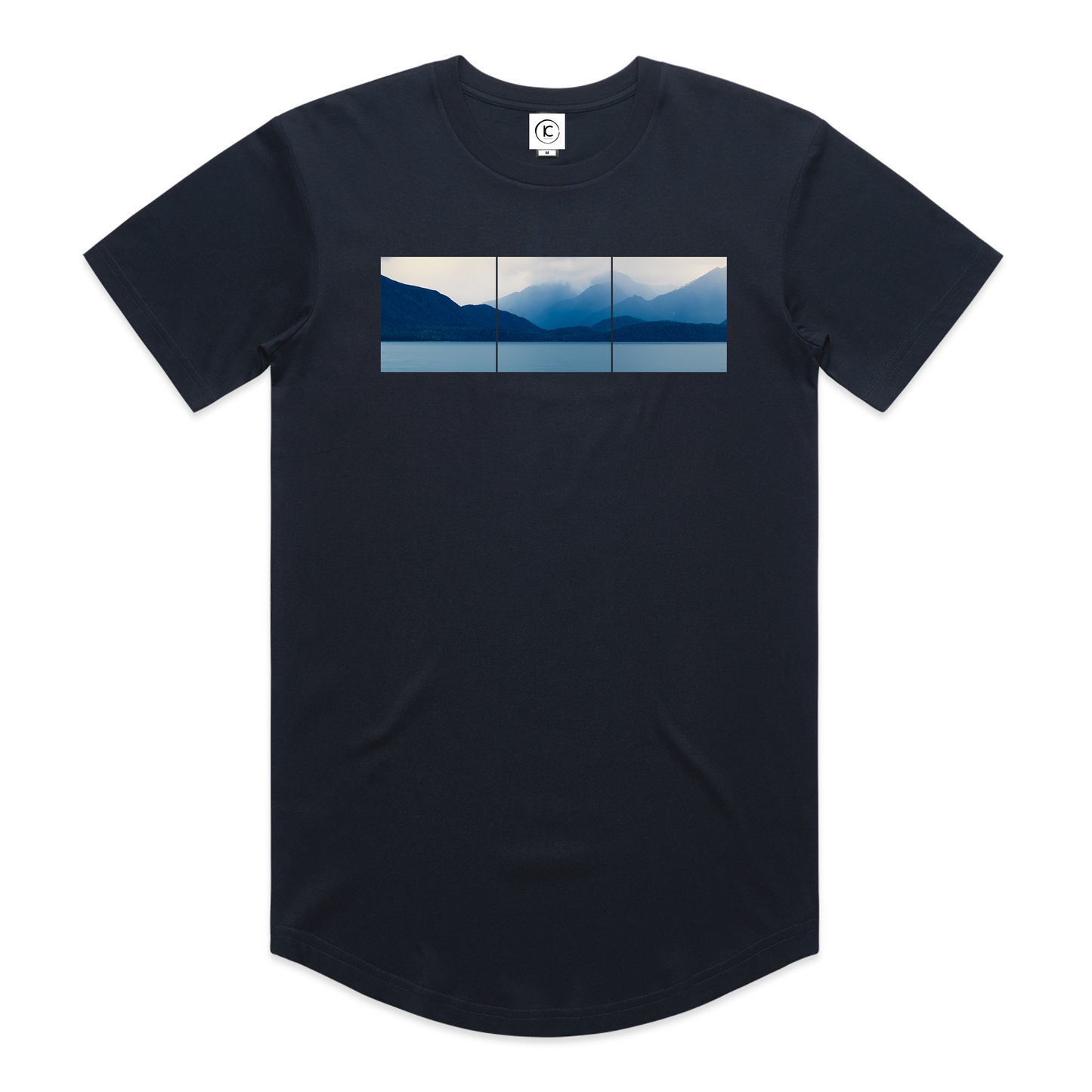 Lake Te Anau - Men's Curve Tee
