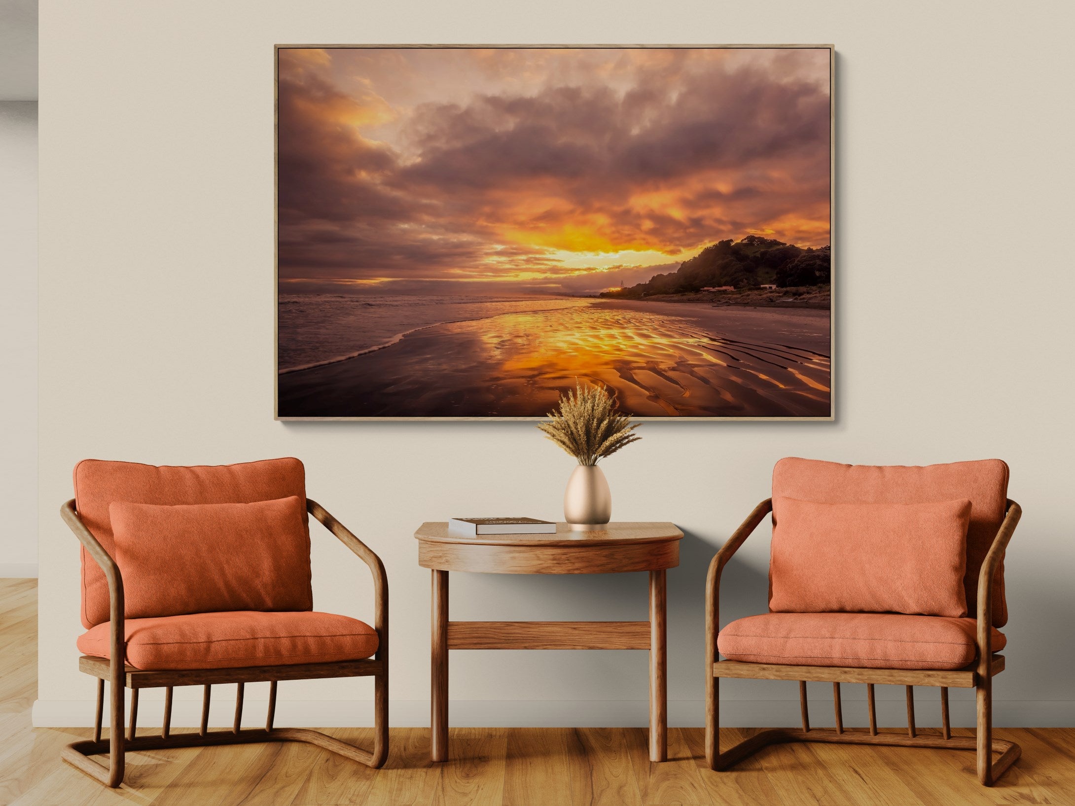 Ohope Beach Liquid Gold Sunrise | Canvas Print