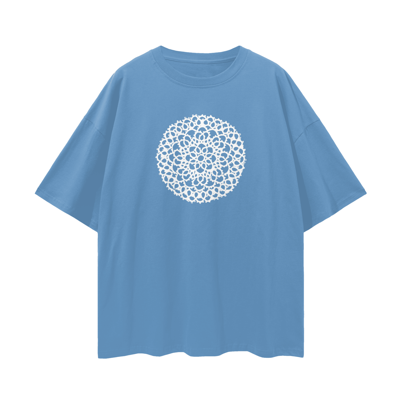 White Lace Oversized Tee