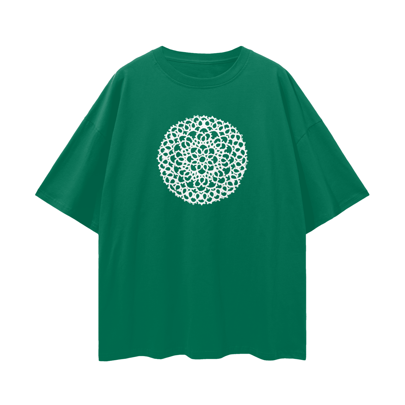 White Lace Oversized Tee