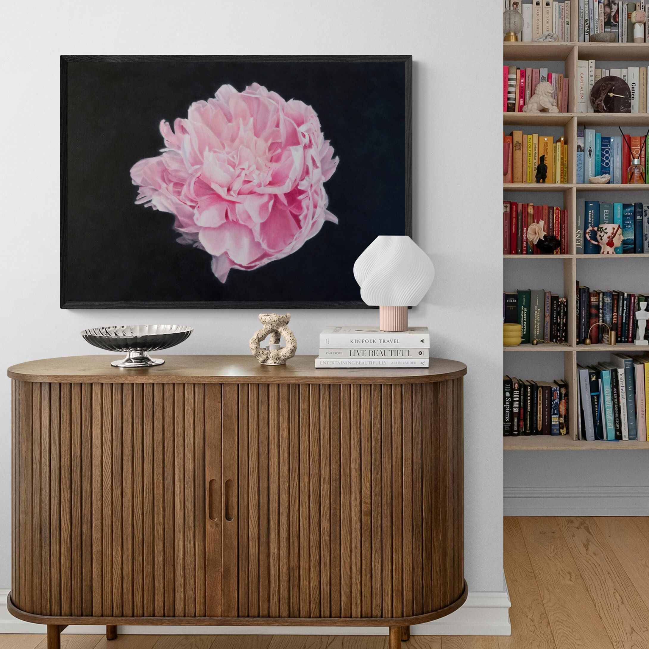 Sarah Bernhardt Peony Painting