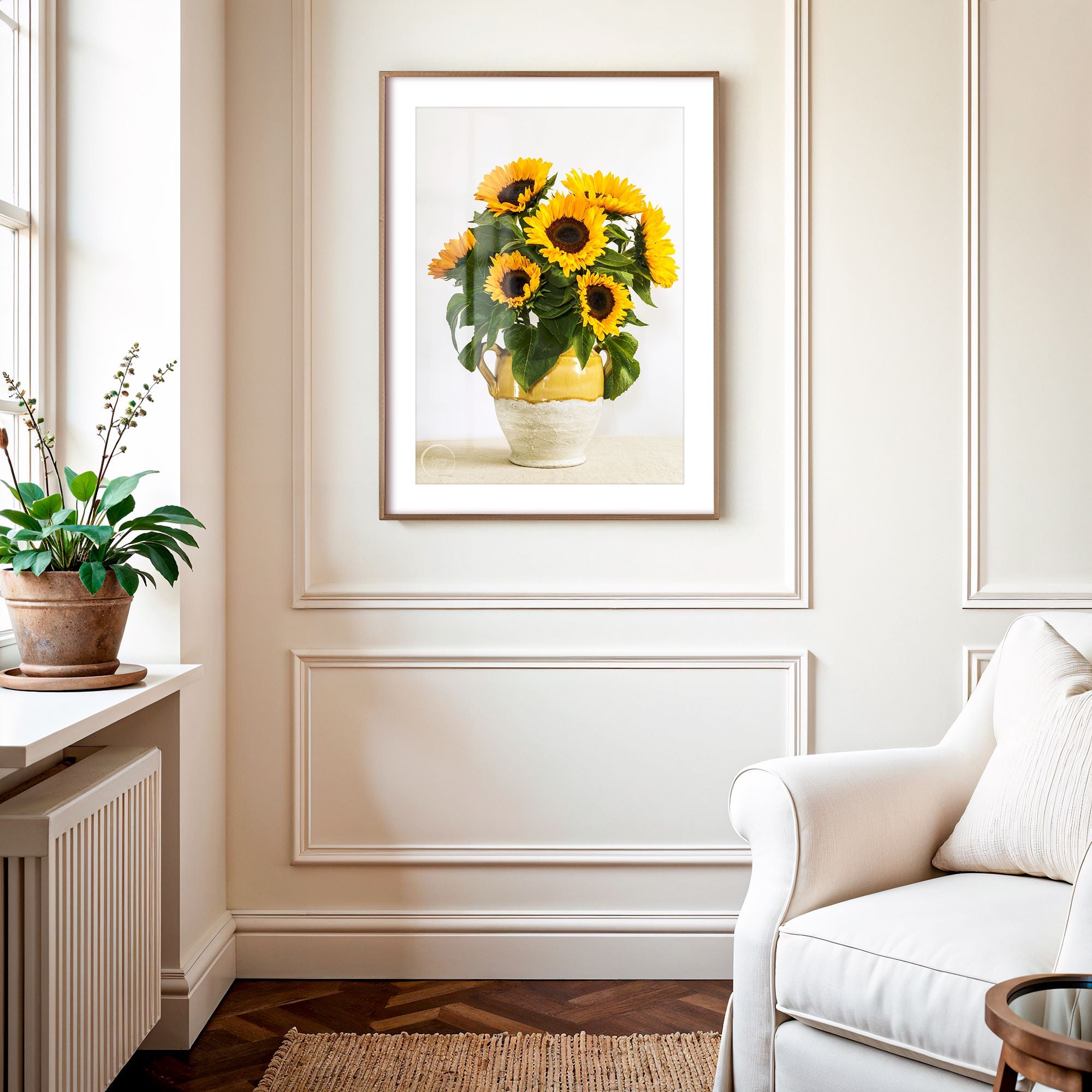 Sunflowers Wall Art Print by Kisten Clark