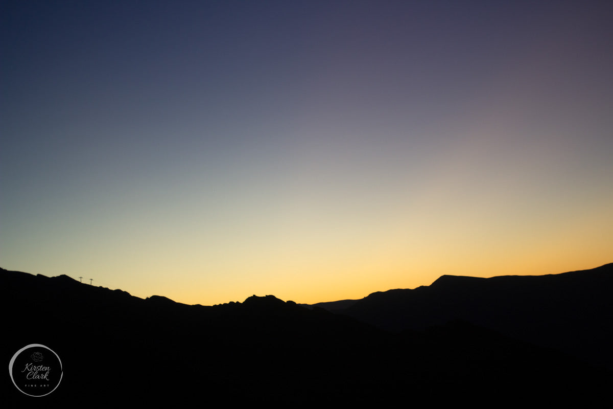 Sunset's Last Whisper Over Queenstown Peaks