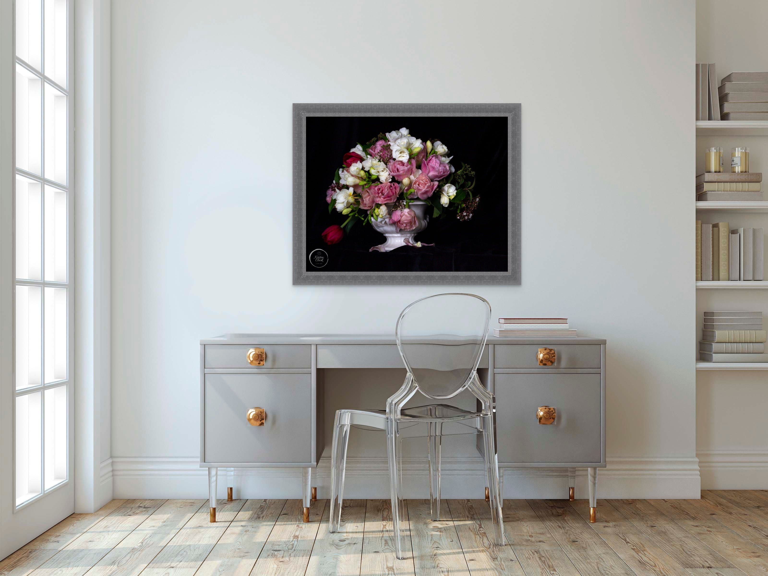 Still Life - Tulips, Poppies & Freesias