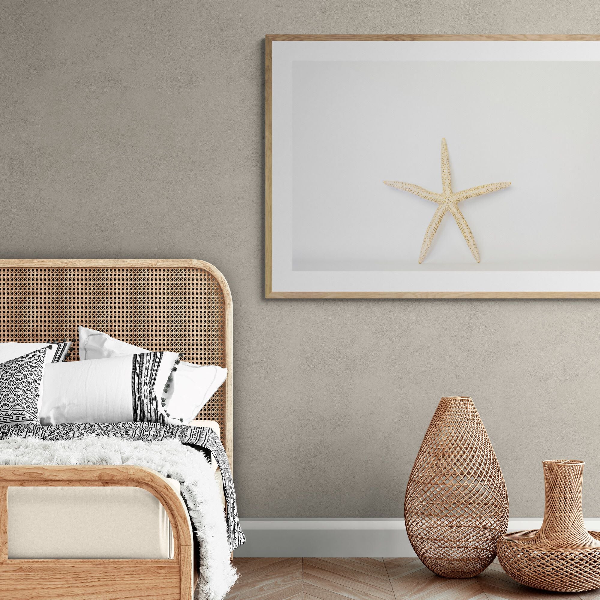 starfish in bedroom by Kirsten Clark Art