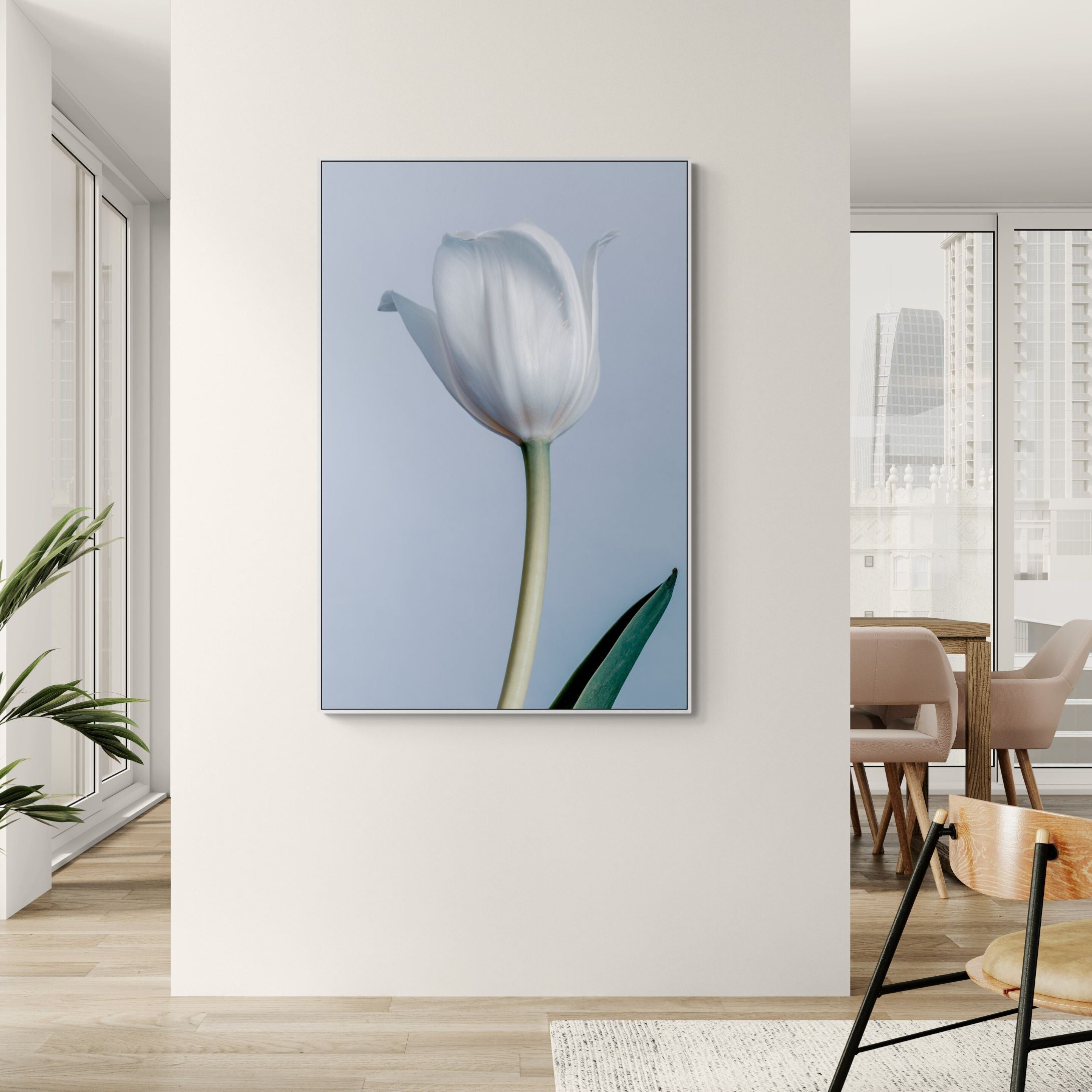 White Tulip | Canvas Print