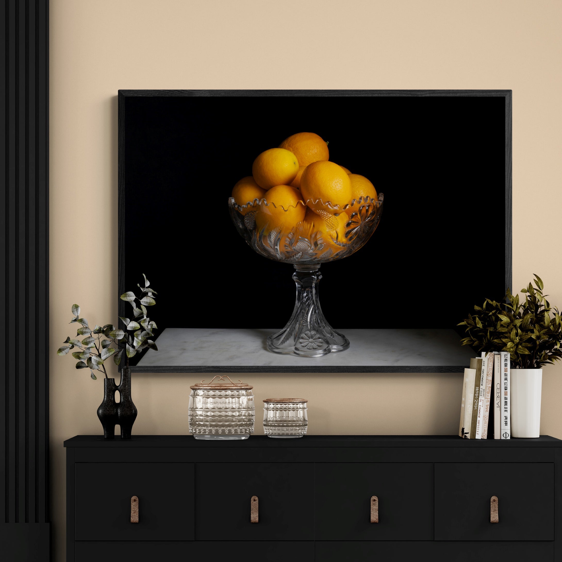 9 Lemons In a Bowl | Open Edition Print