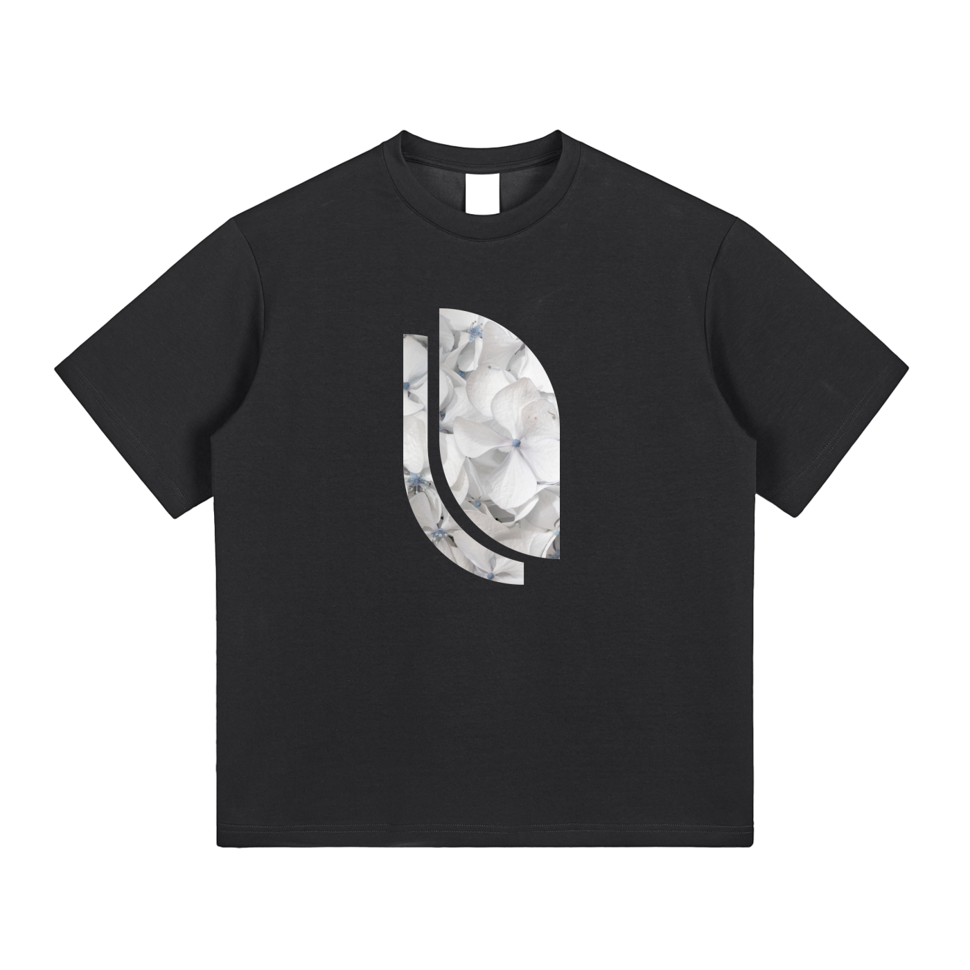 Active Tee – White Hydrangea