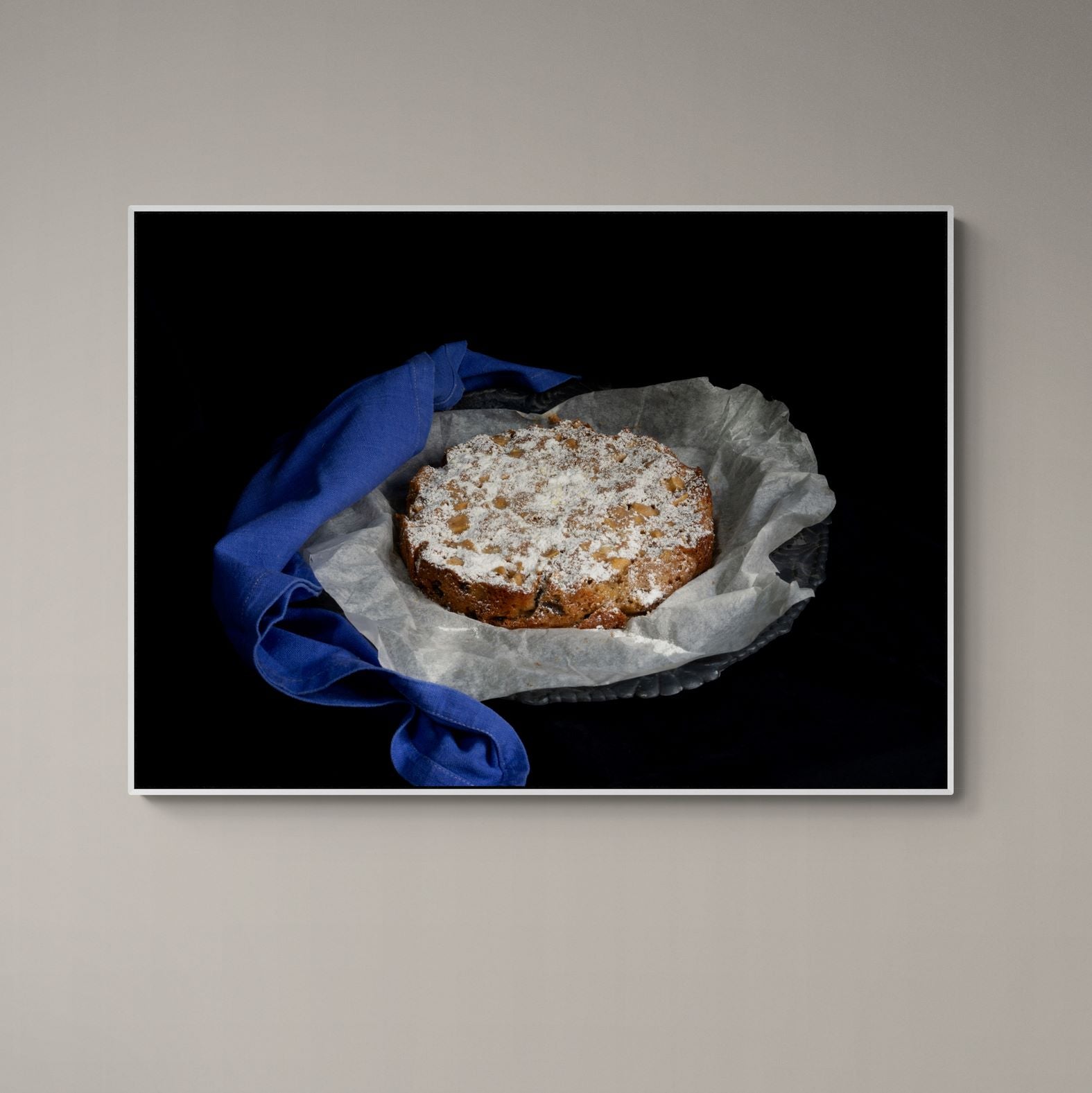 Still Life Apple Cake | Canvas Print