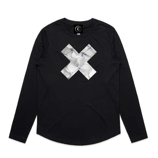 Cool Summer Whites X -  Curve Long Sleeve Tee