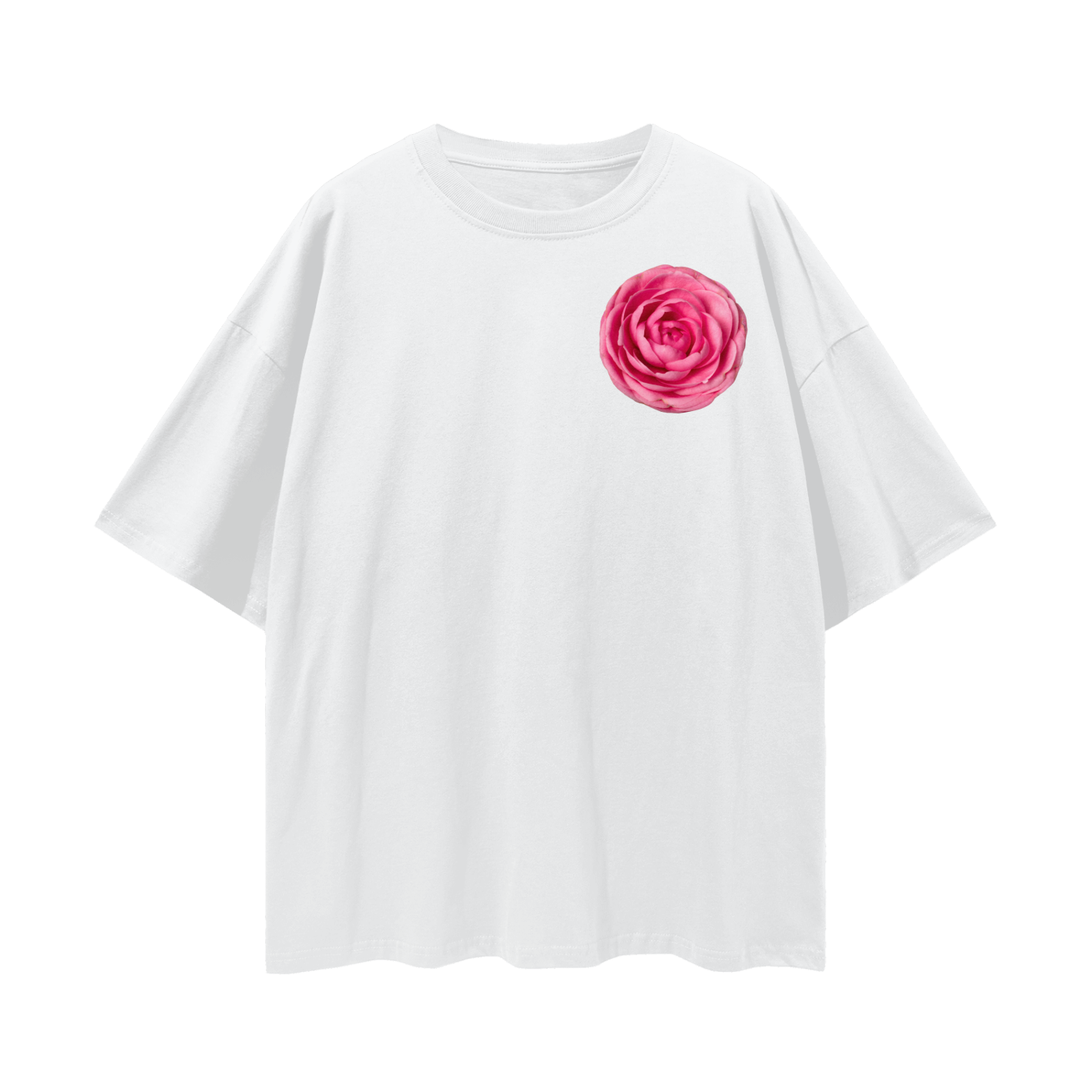 Camellia Corsage Tee |  Relaxed To Oversized