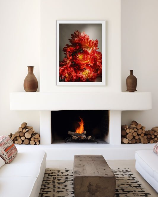 Peony Collection - Coral Sunset Peonies
