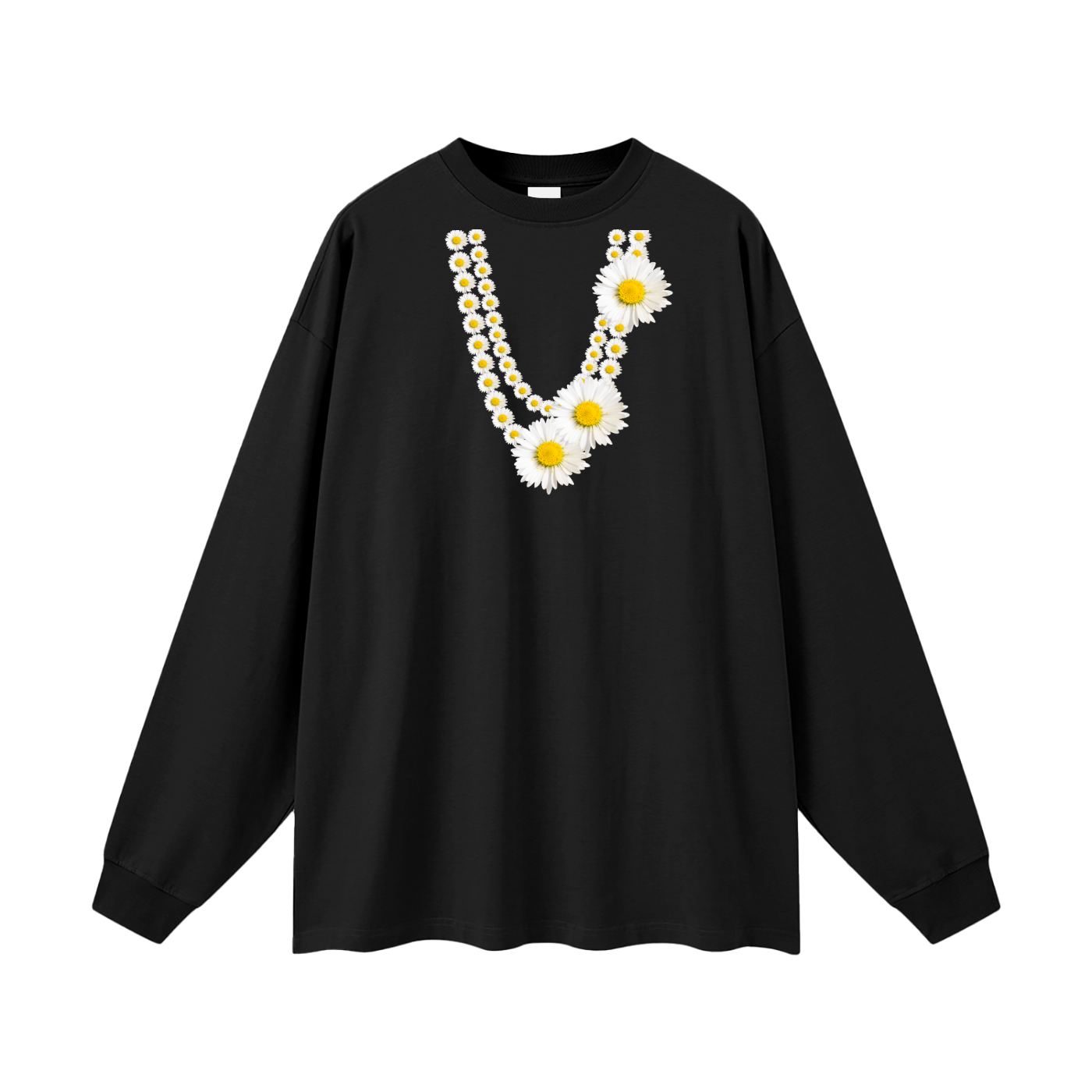 Daisy Double Chain Long Sleeve Tee - Heavyweight