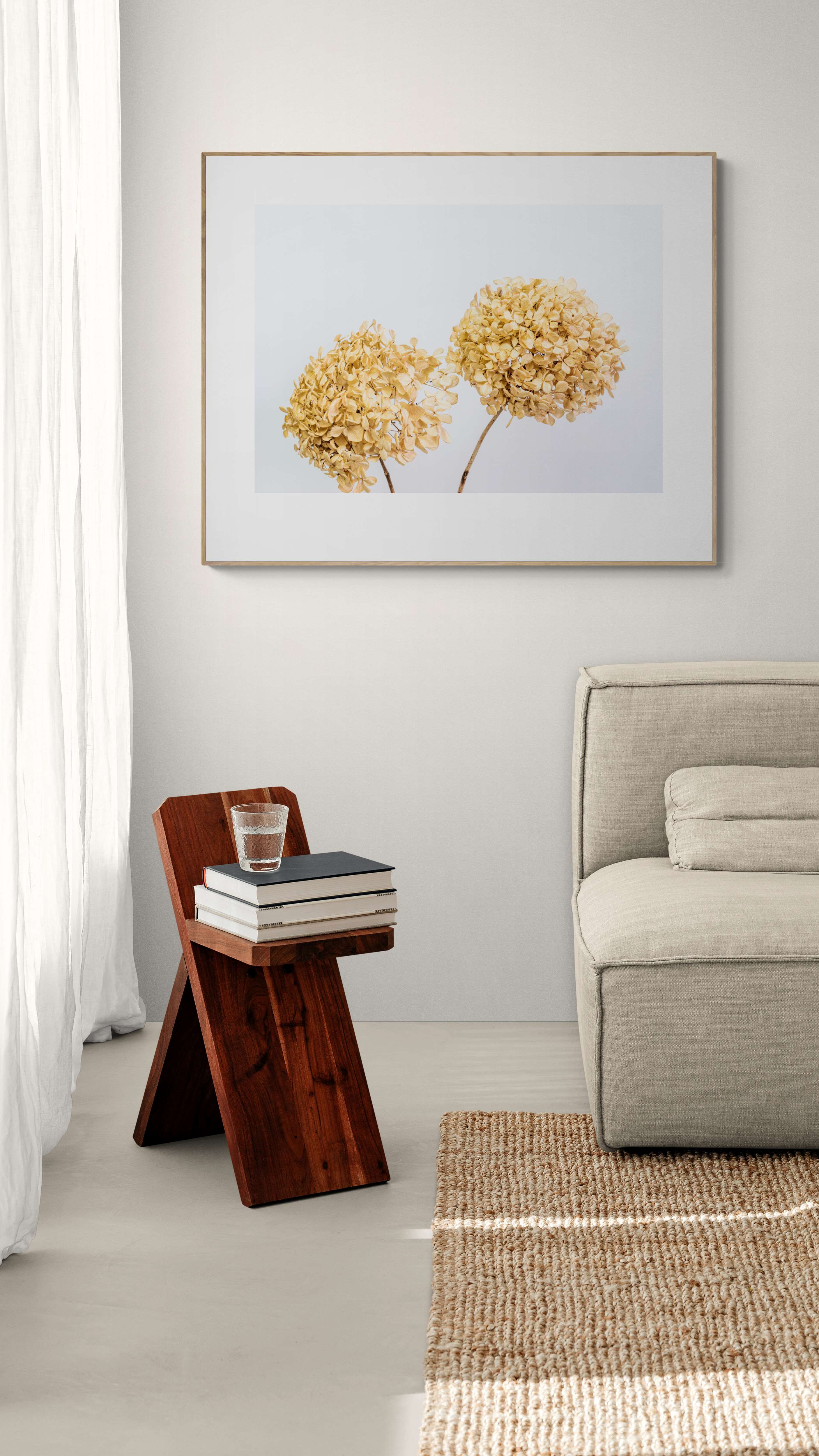 Dried Hydrangeas Print