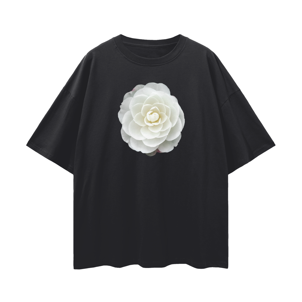 Early Pearly Camellia Tee |  Relaxed To Oversized