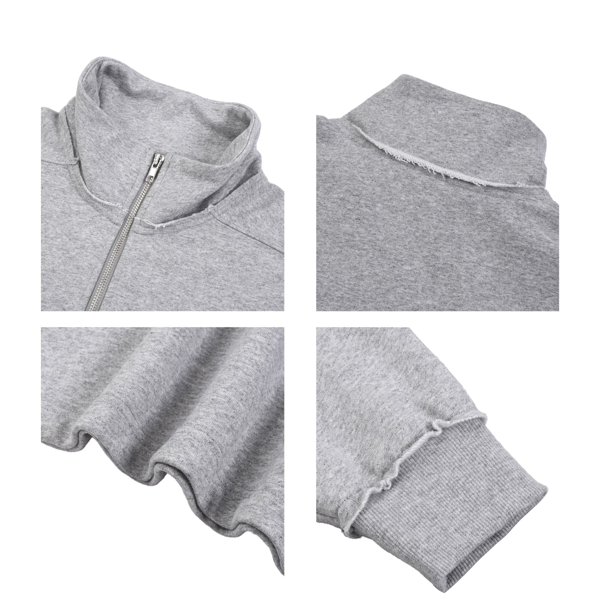 Blue Denim X - Half-Zip Sweatshirt