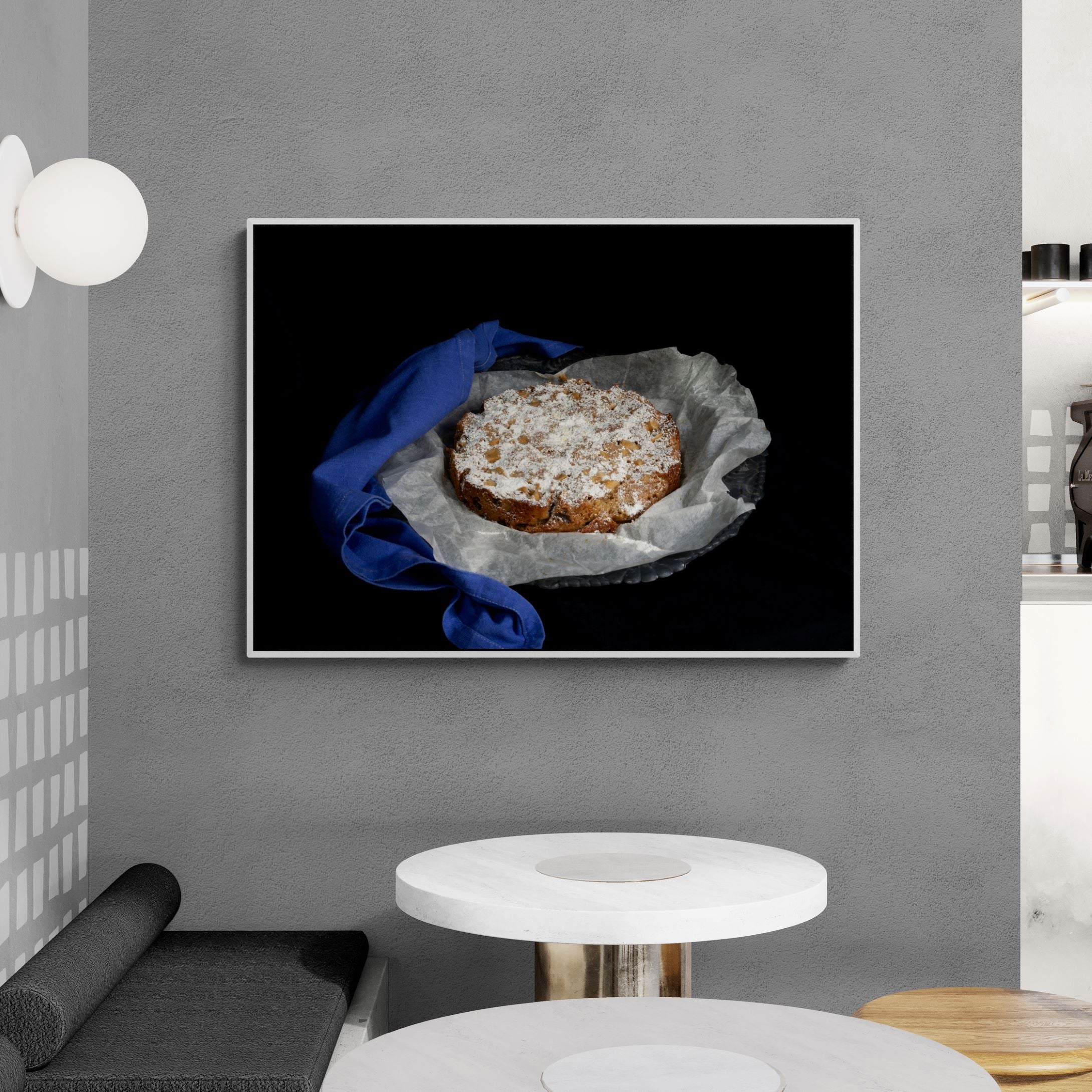 Still Life Apple Cake | Canvas Print