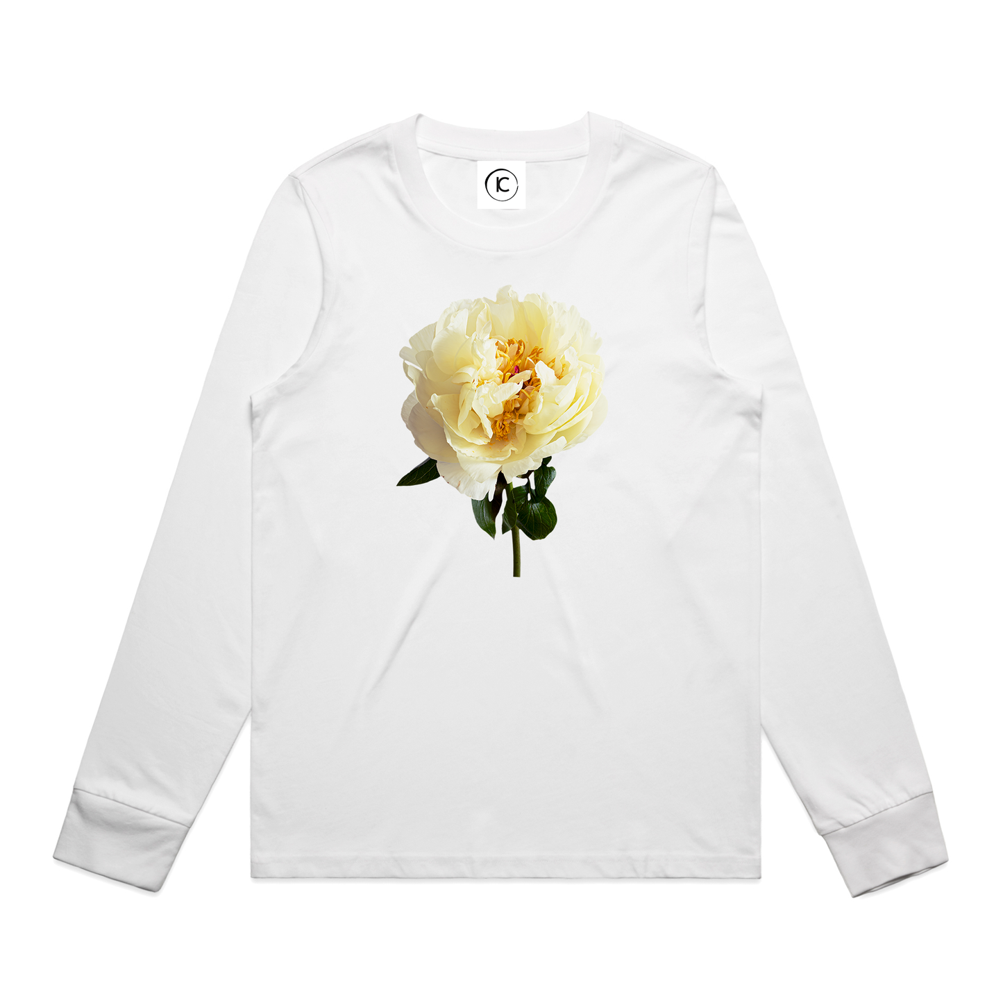 Lemon Chiffon -  Cuffed Long Sleeve Tee
