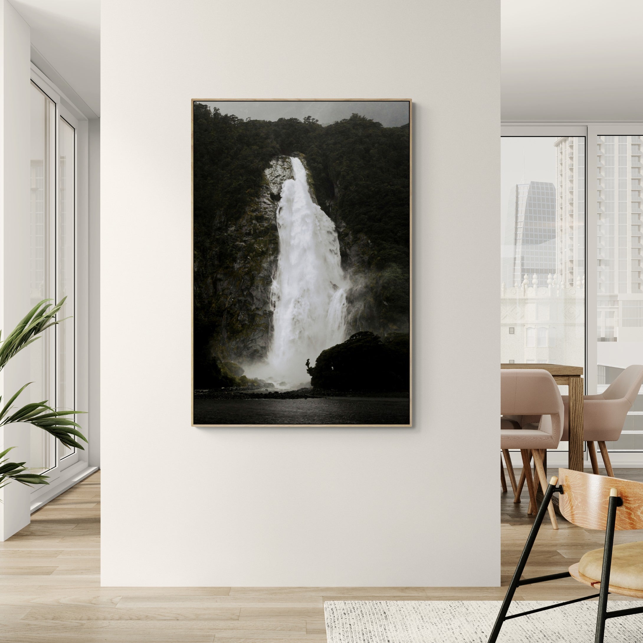 Lady Bown Falls Canvas Print by Kirsten Clark Art