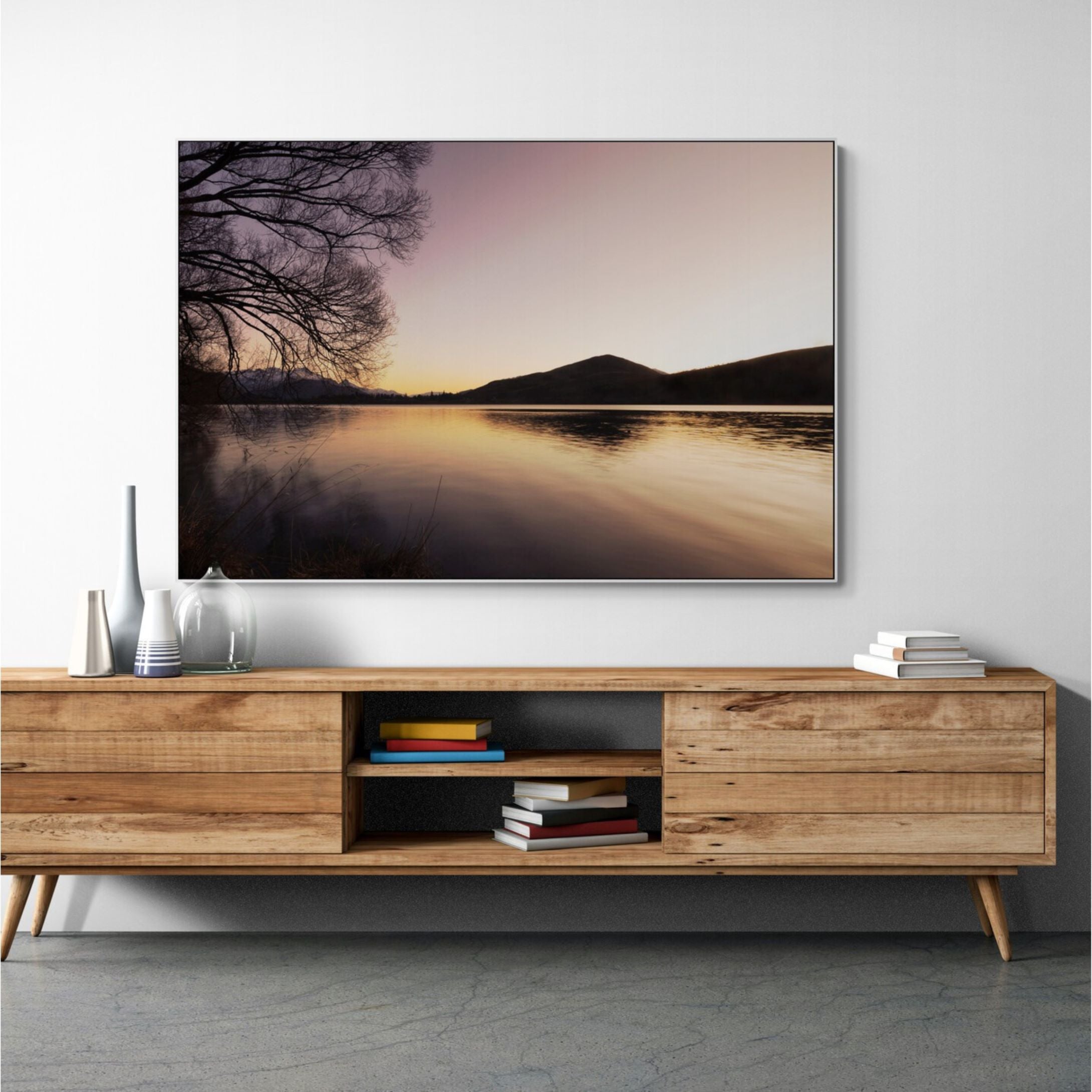 Lake Hayes Winter Sunset | Canvas Print