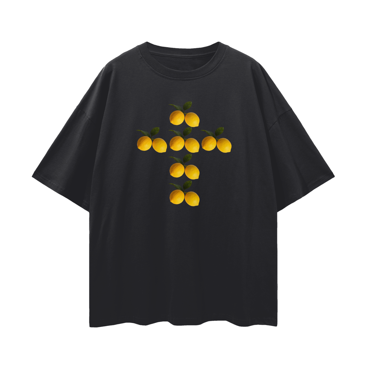Lemon Cross Tee |  Relaxed To Oversized