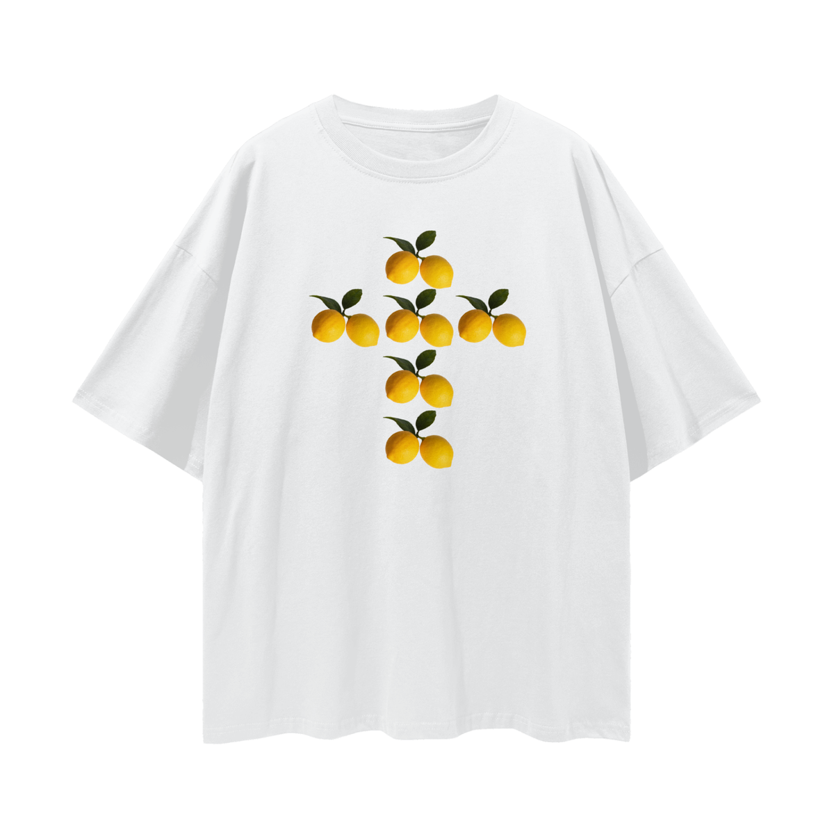 Lemon Cross Tee |  Relaxed To Oversized