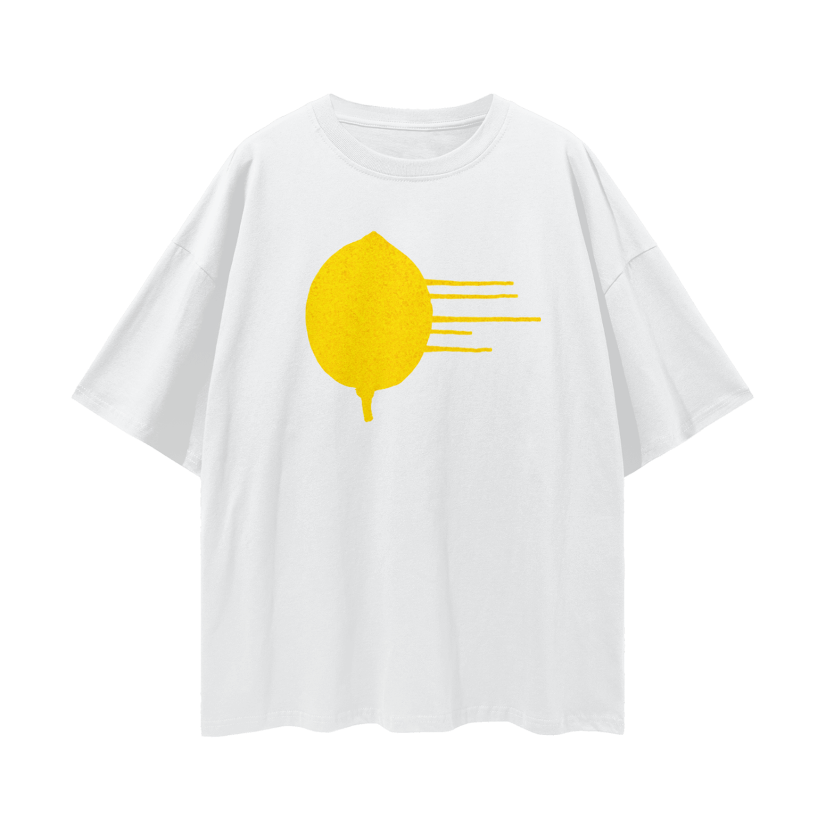Lemon Drizzle Abstract Tee |  Relaxed To Oversized