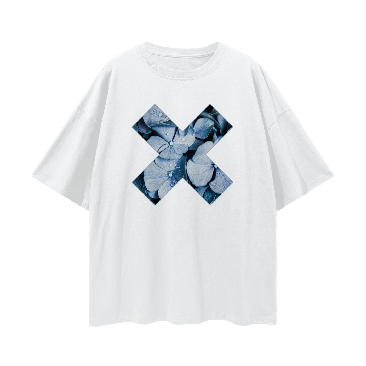 Blue Denim Oversized Tee