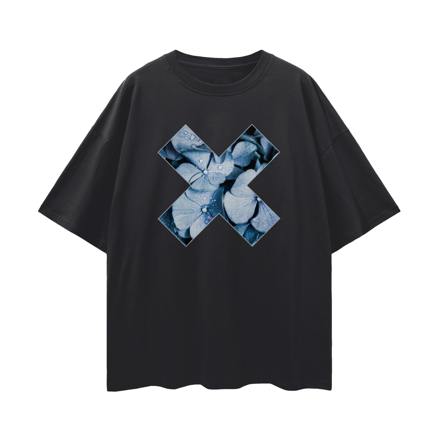 Blue Denim Oversized Tee