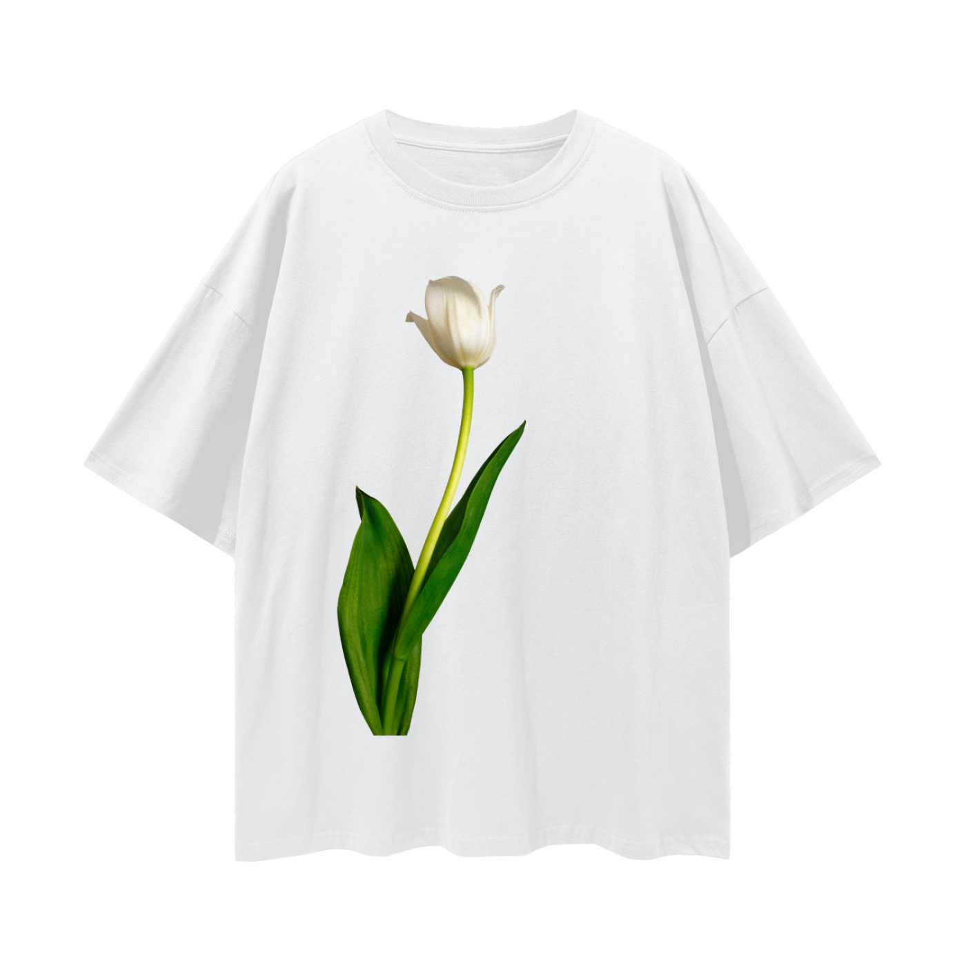 Tulip Leaf Tee (Relaxed to Oversized)