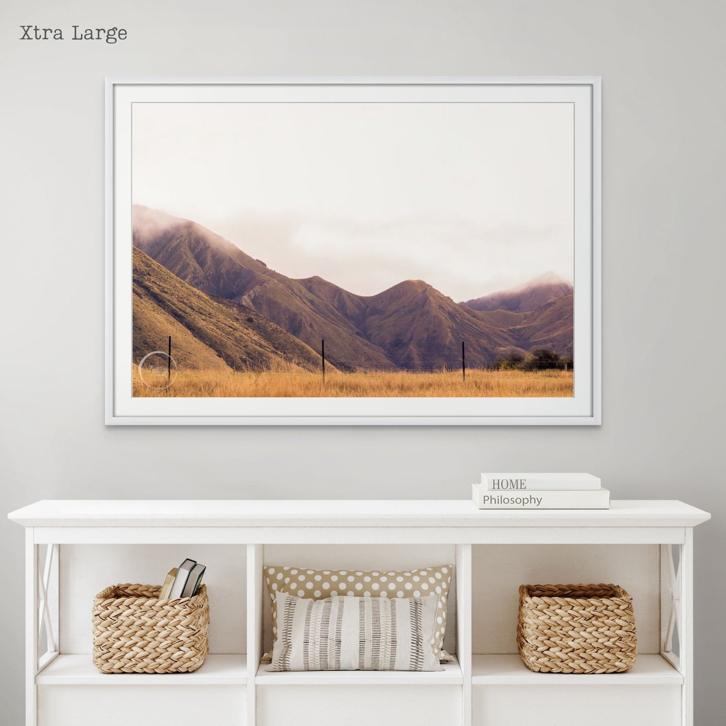 Moke Lake Queenstown XL NZ Landscape Print by Kirsten Clark