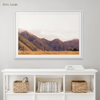 Moke Lake Queenstown XL NZ Landscape Print by Kirsten Clark