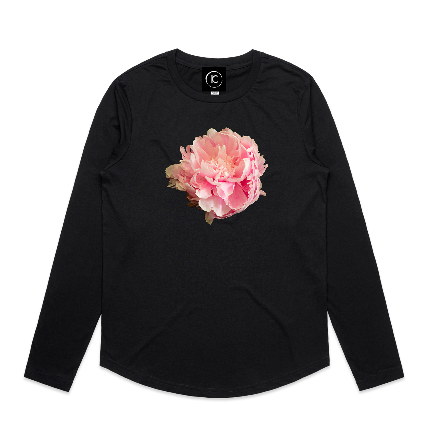 Sarah Bernhardt Peony -  Curve Long Sleeve Tee