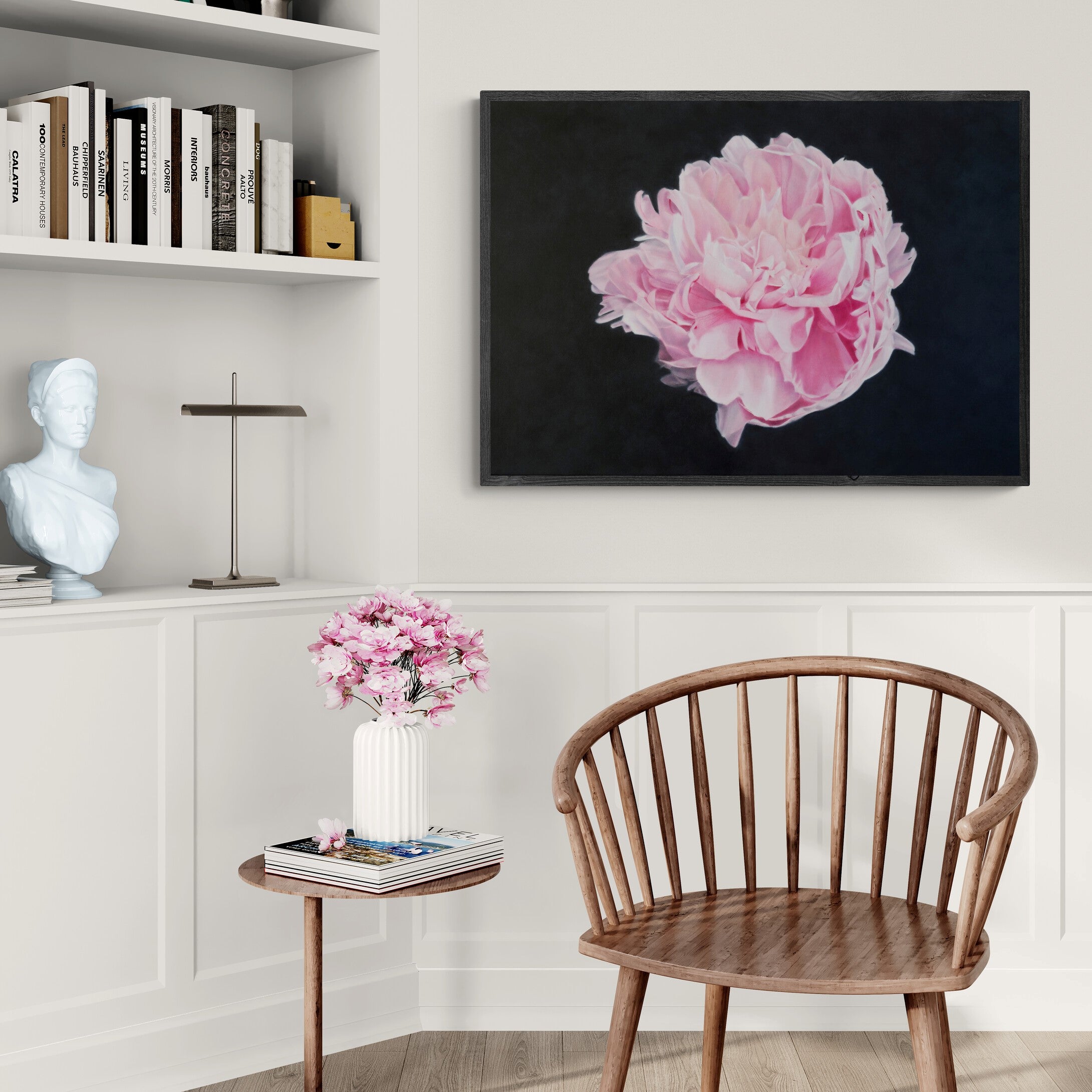 Sarah Bernhardt Peony Painting