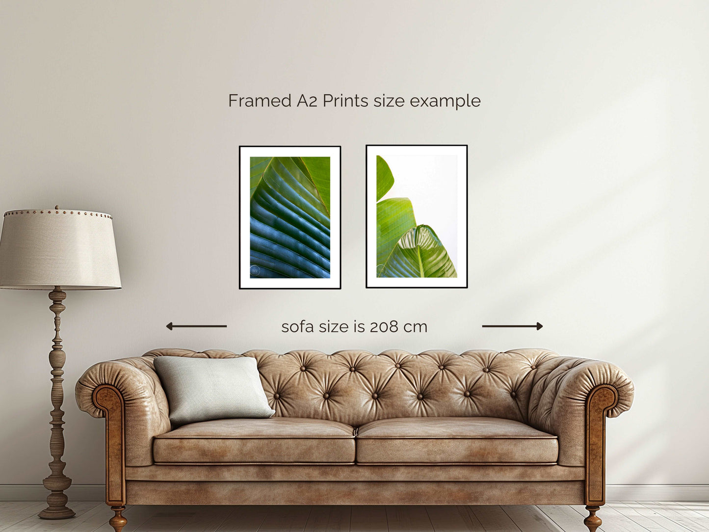 Banana Palms II & III Set of 2 - Open Edition Prints