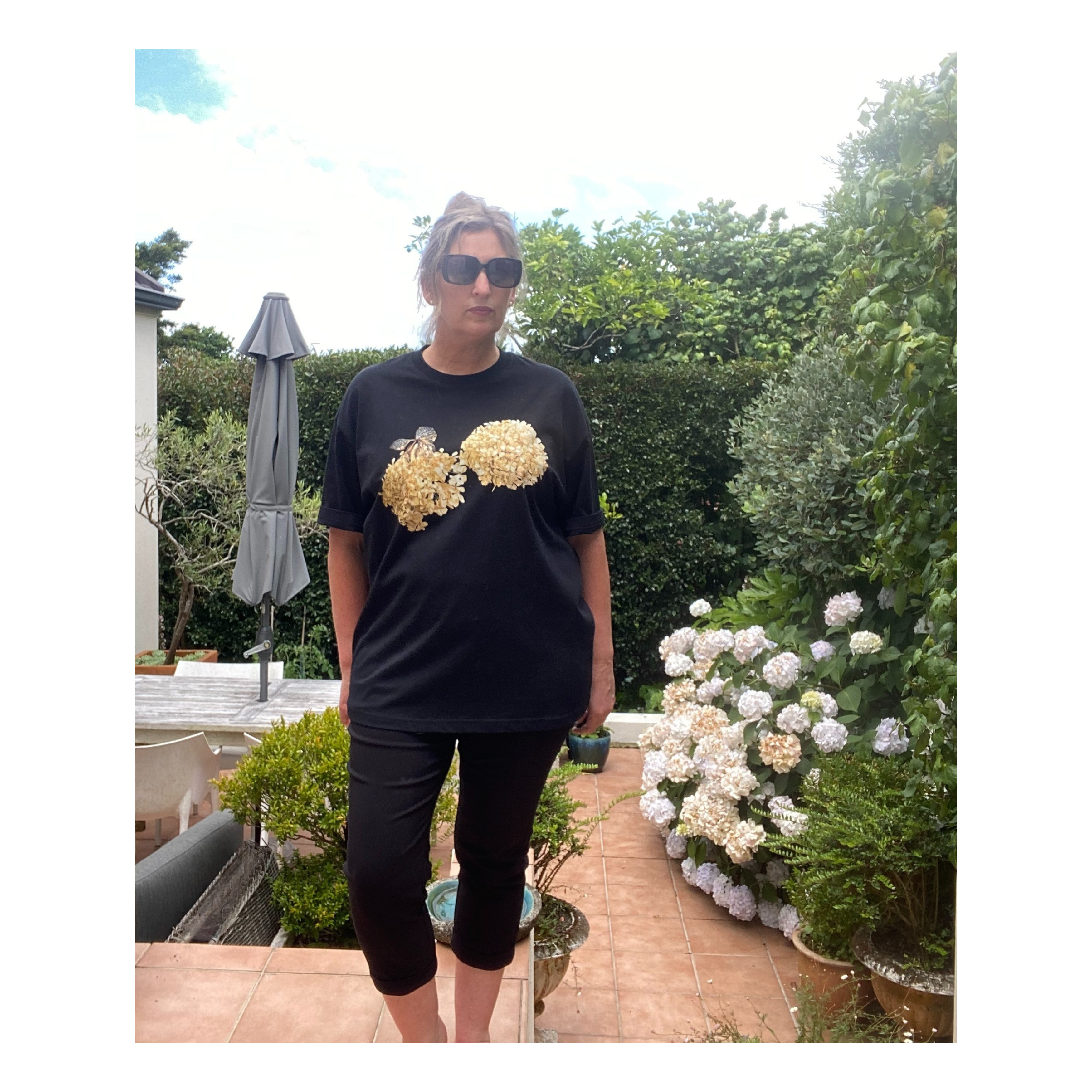 Dried Hydrangea Oversized Tee