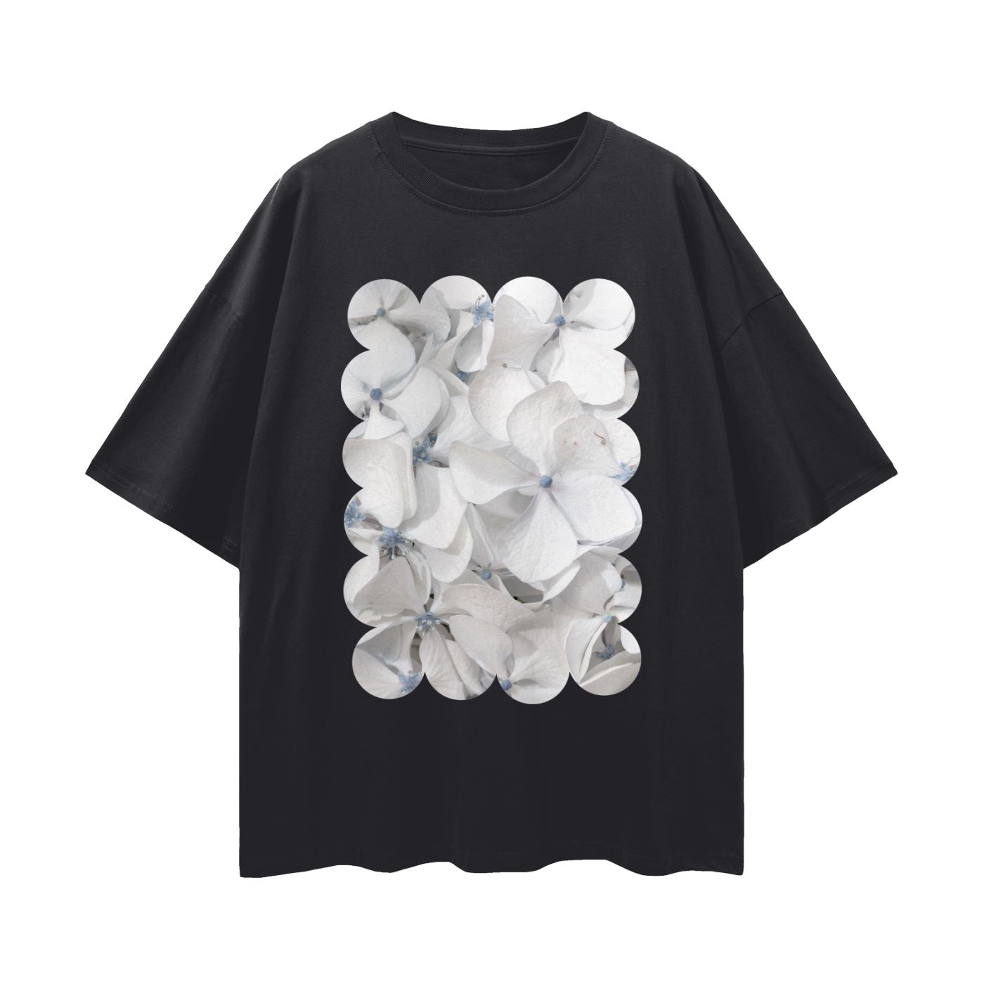 White Hydrangea Tee