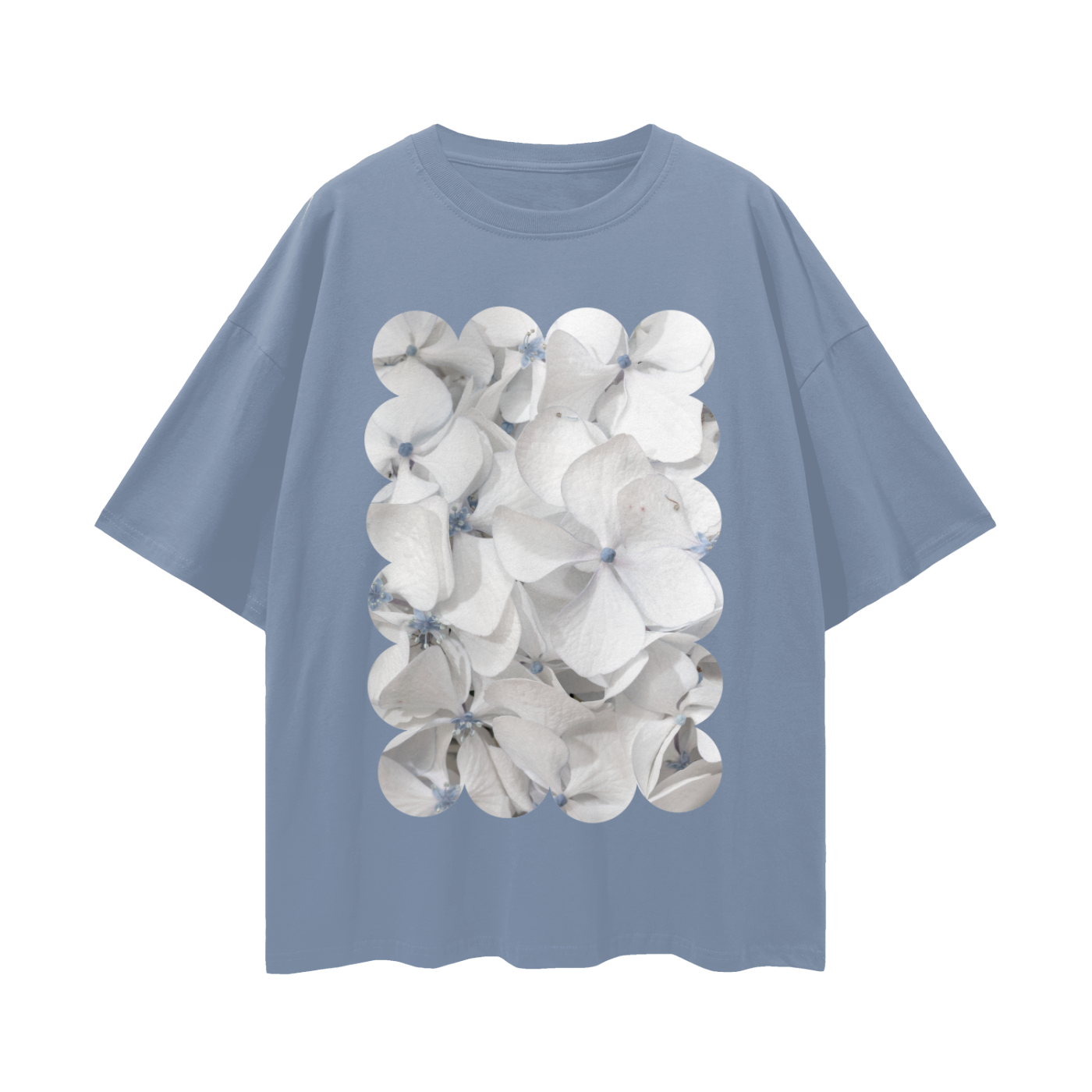 White Hydrangea Tee