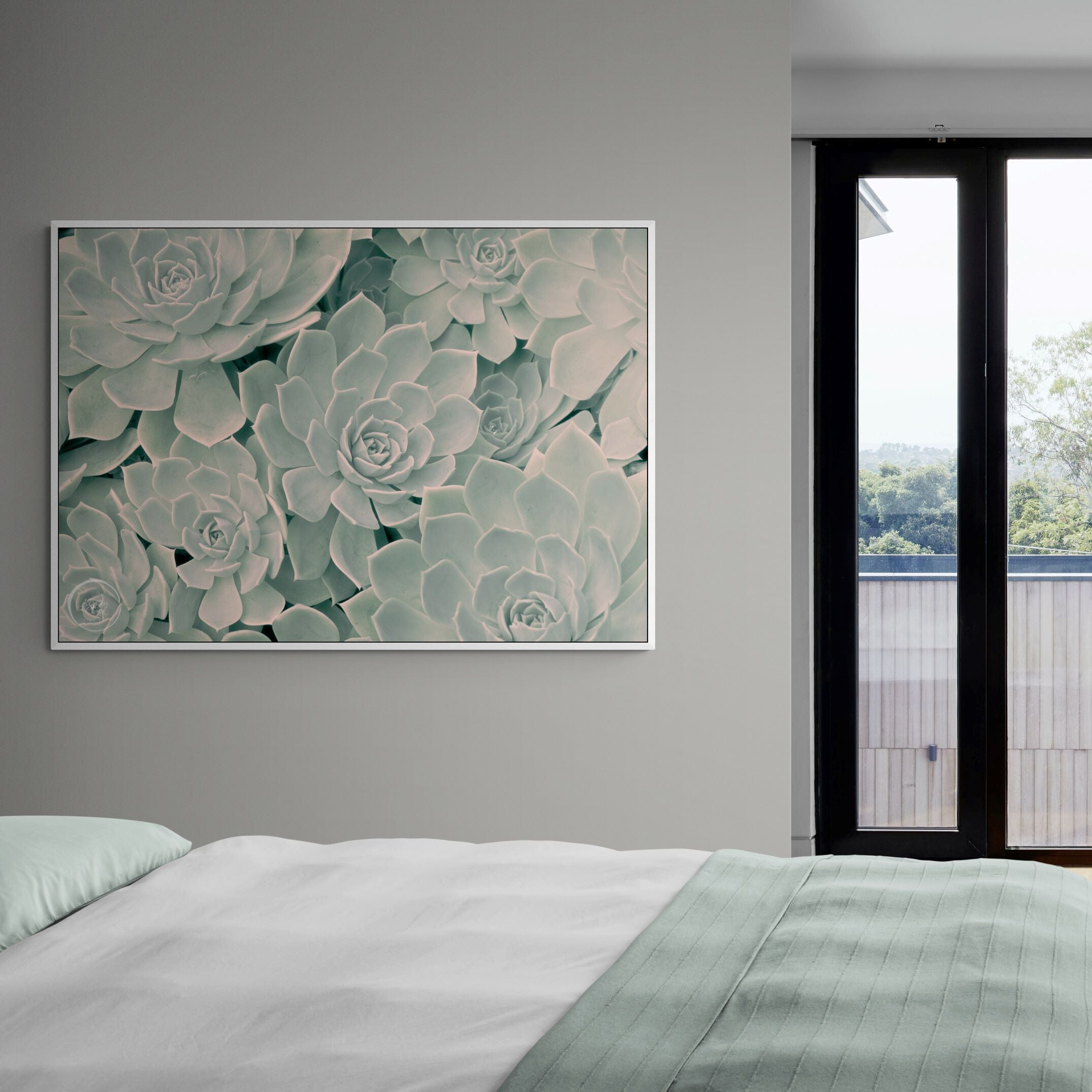 Calm Succulents | Canvas Print