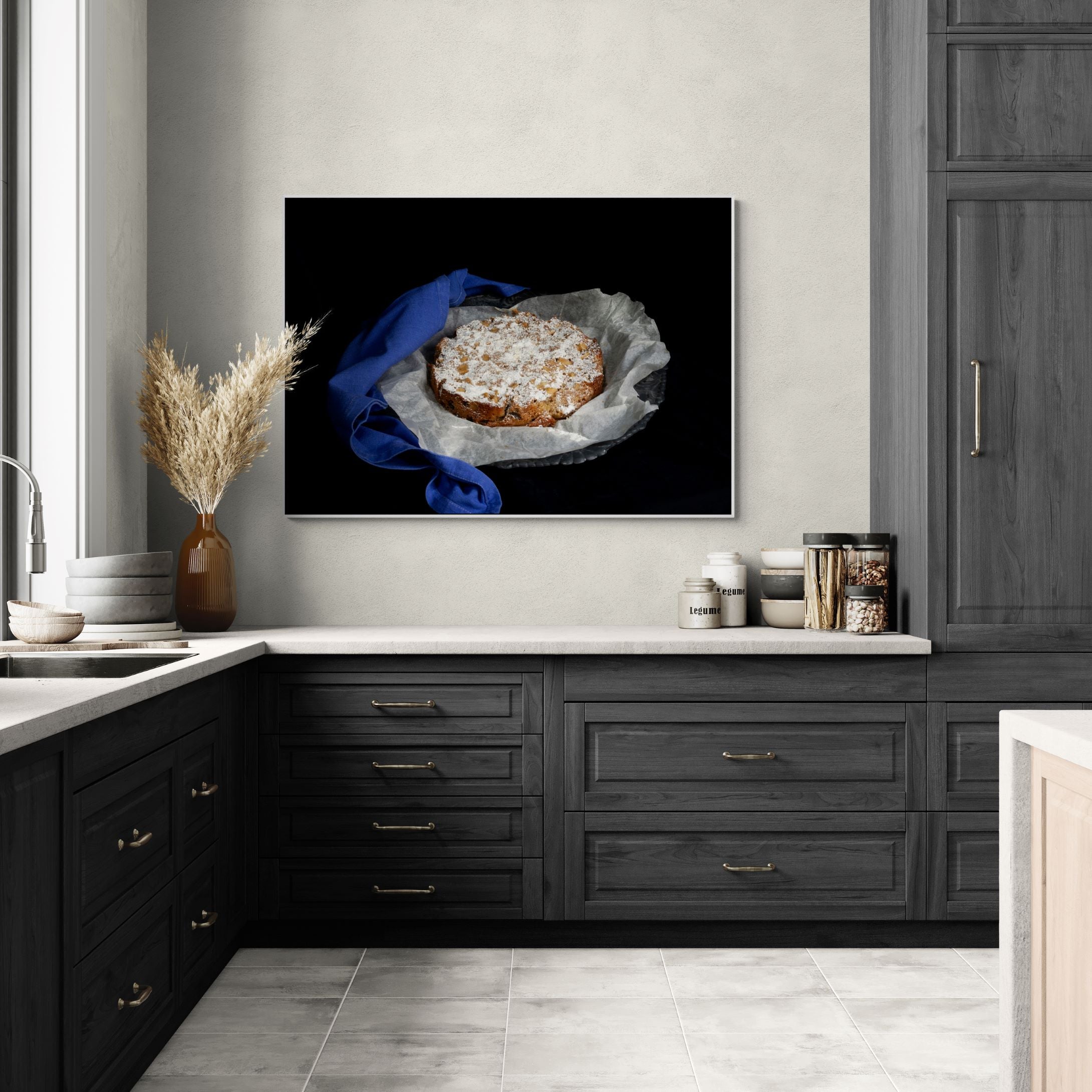Still Life Apple Cake | Canvas Print